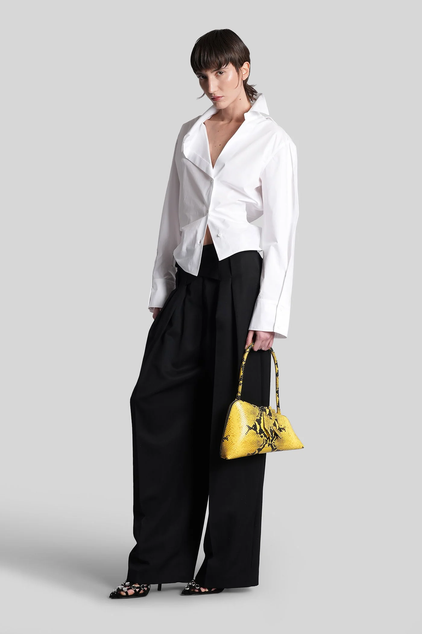 Pants in black wool - Image 2