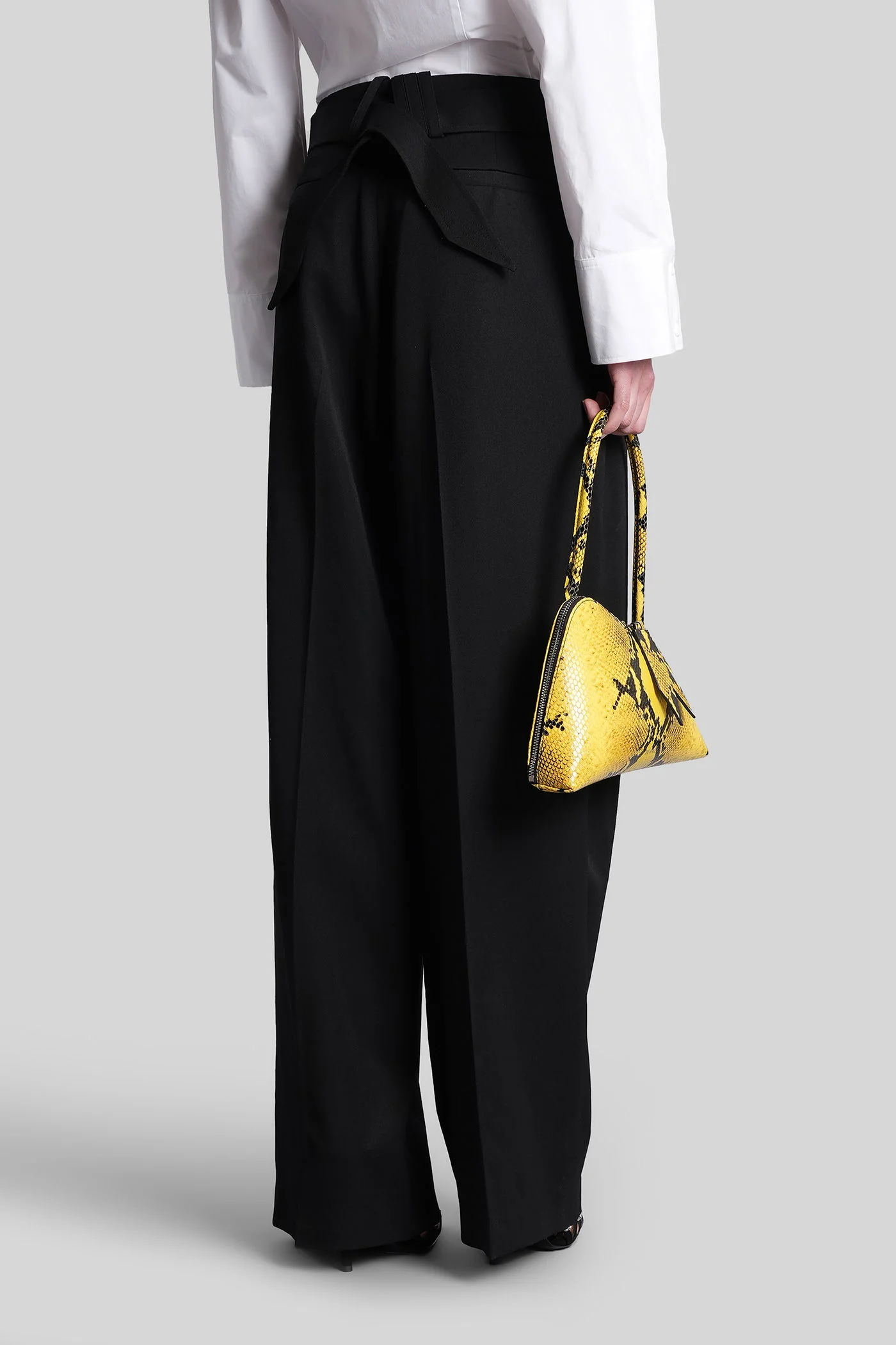 Pants in black wool - Image 3