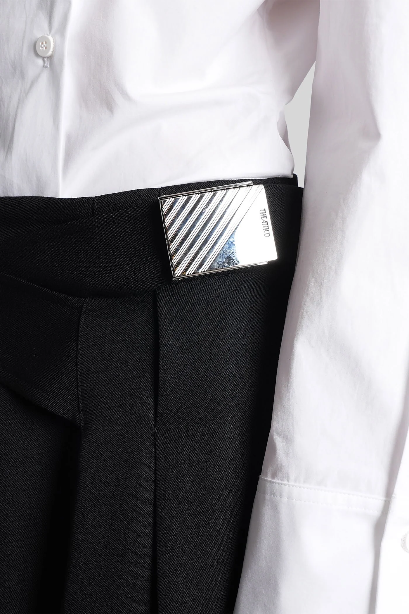 Pants in black wool - Image 5