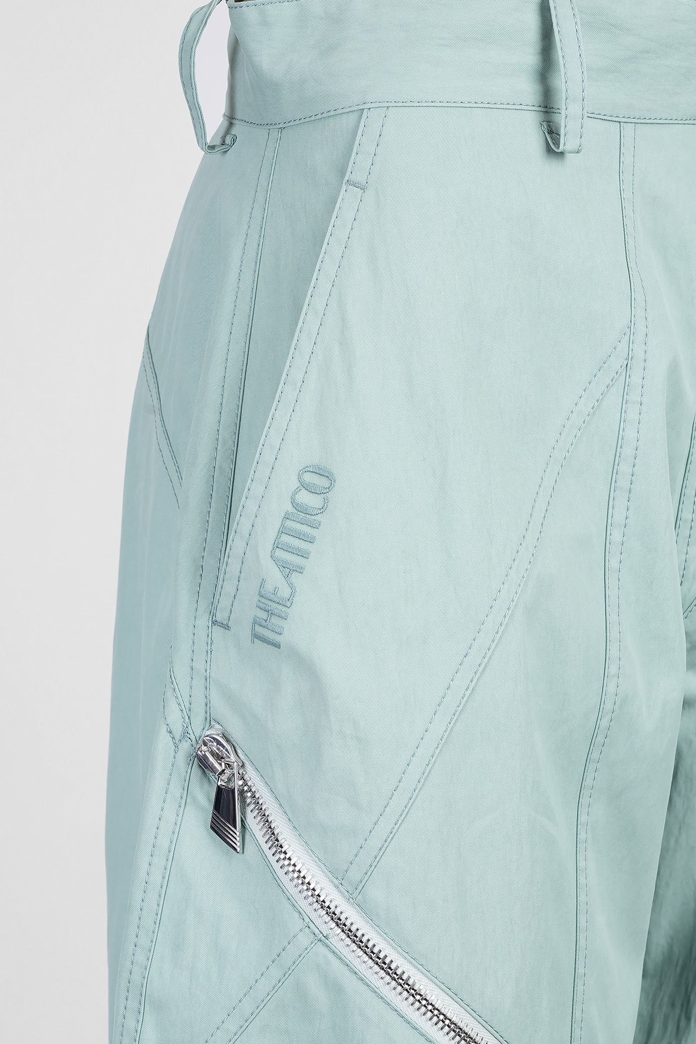 Pants in green cotton - Image 5