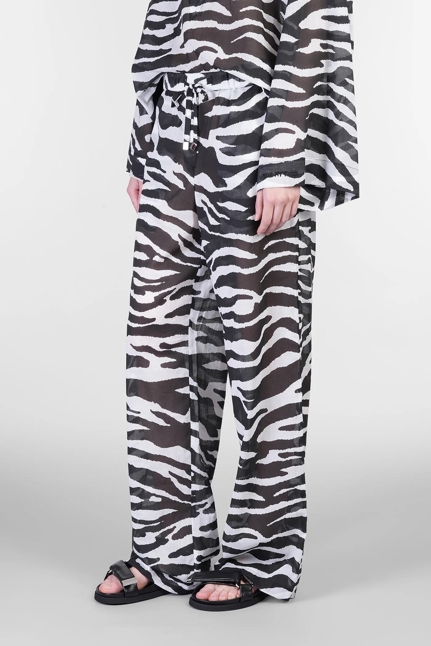 Pants in white cotton - Image 4
