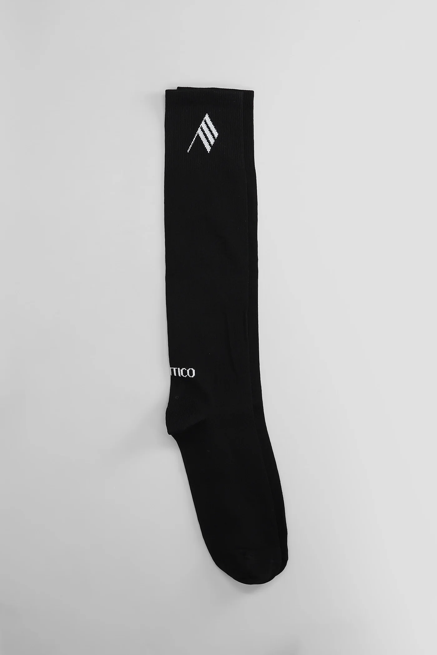 Socks in black cotton