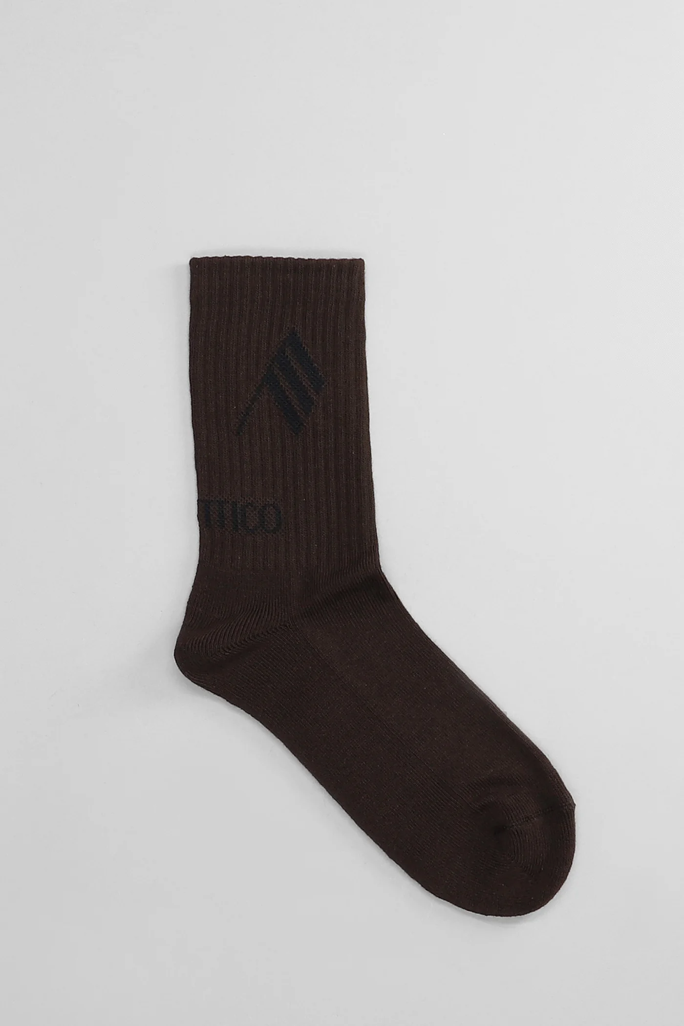 Socks in brown cotton - Image 2