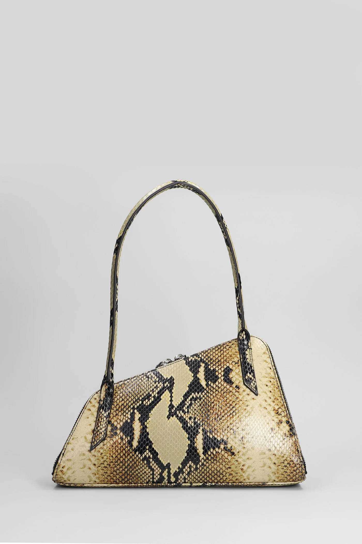 Sunrise Shoulder bag in green leather - Image 3