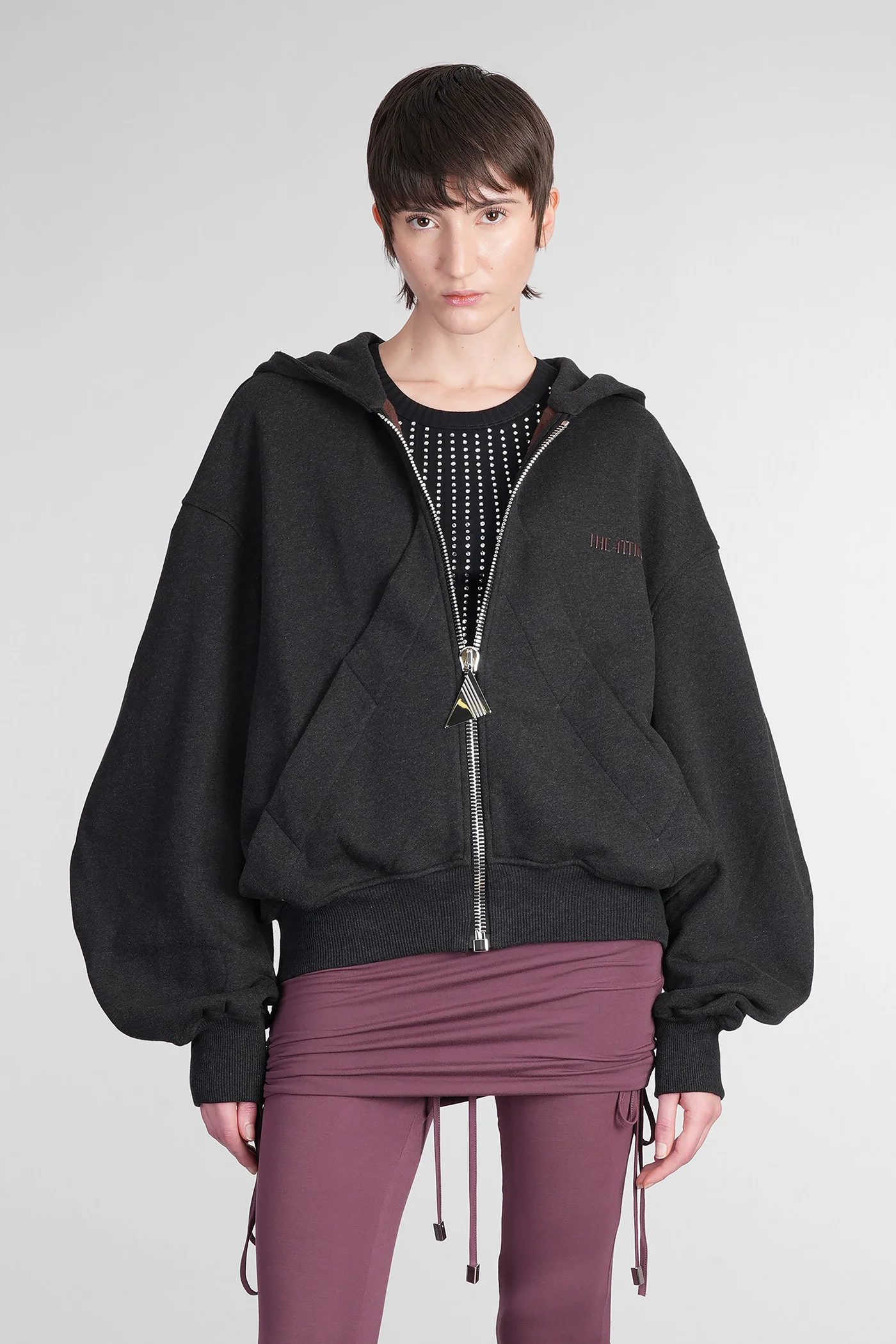 Sweatshirt in grey cotton