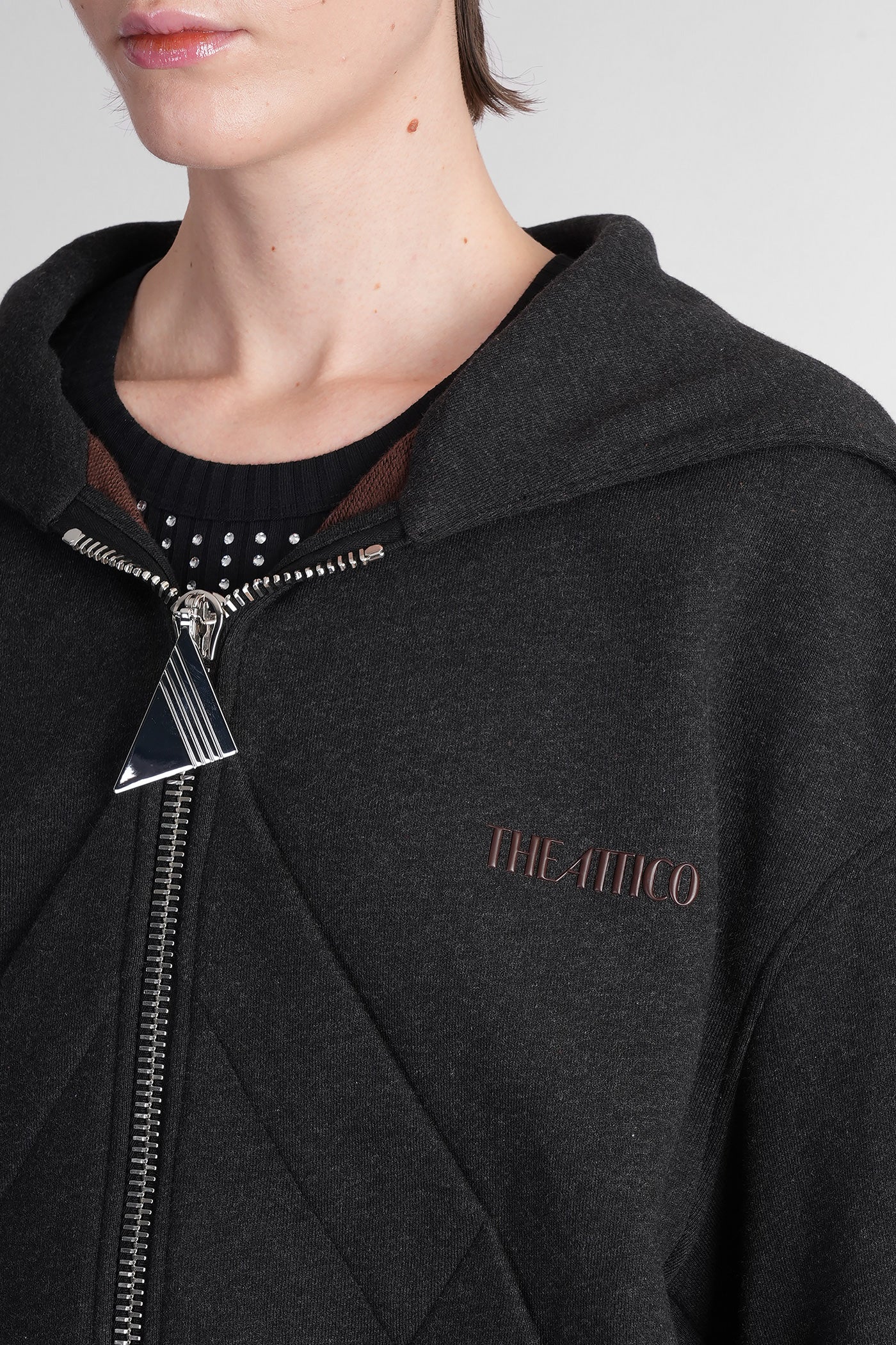 Sweatshirt in grey cotton - Image 5