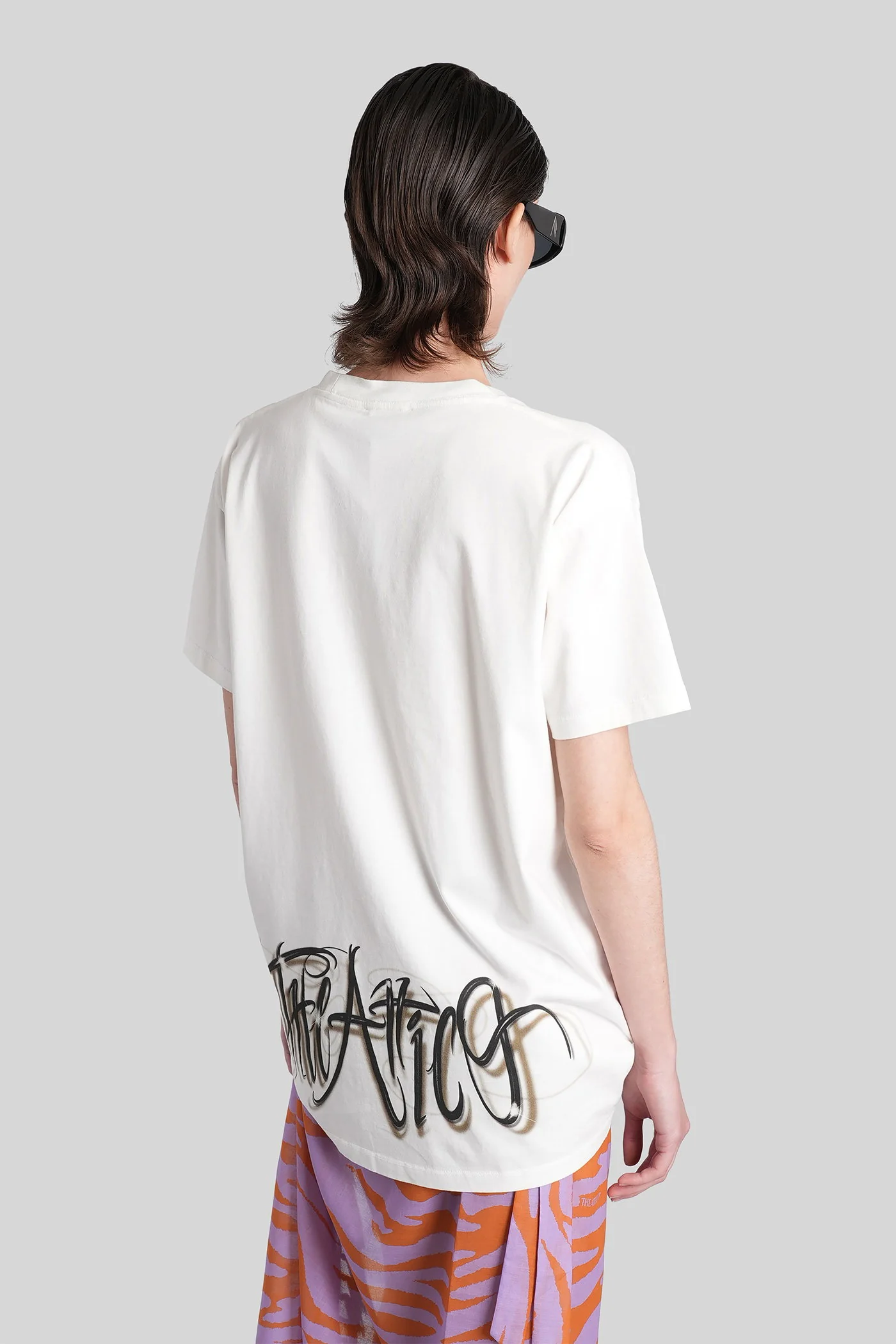 T-Shirt in white cotton - Image 3