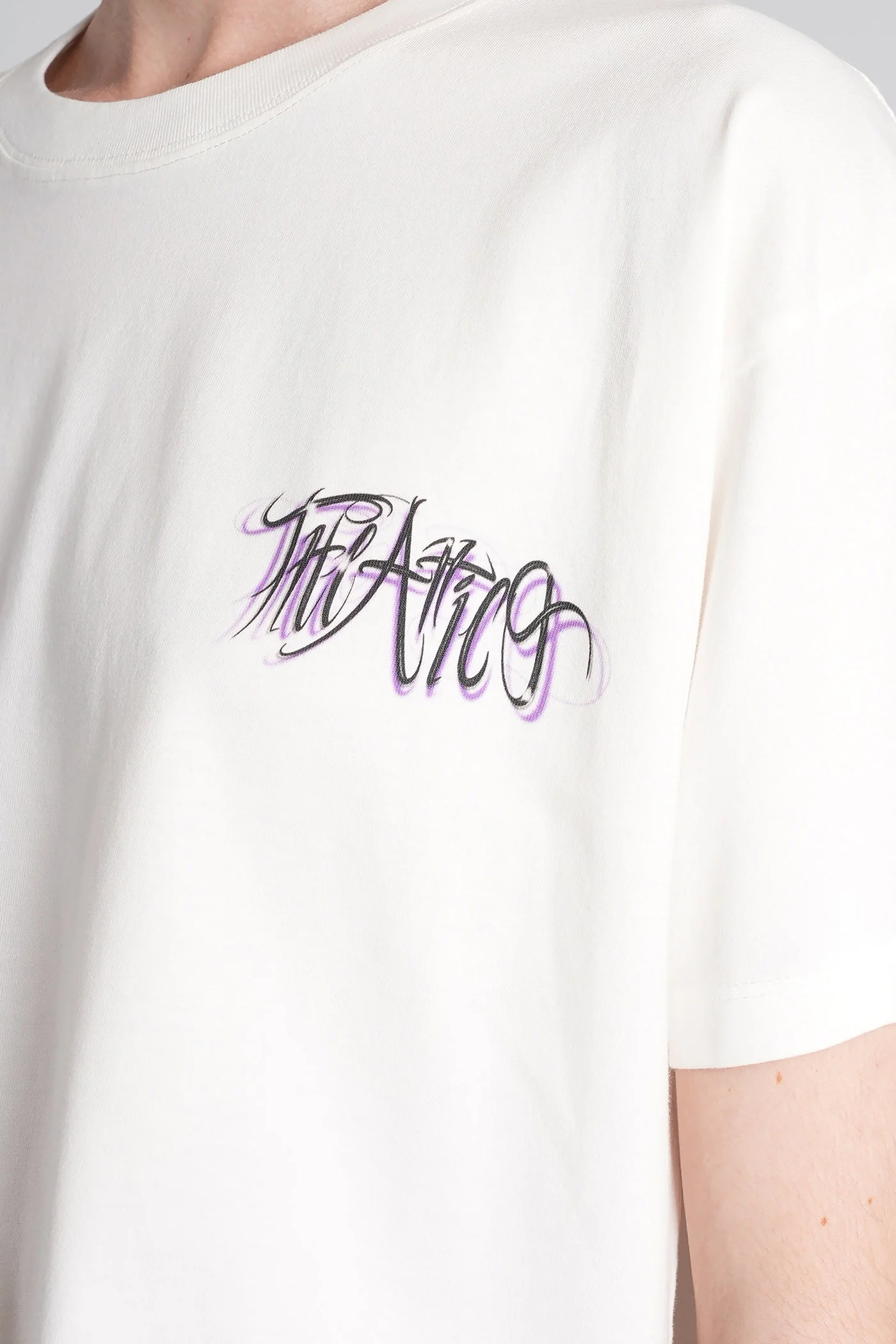 T-Shirt in white cotton - Image 5