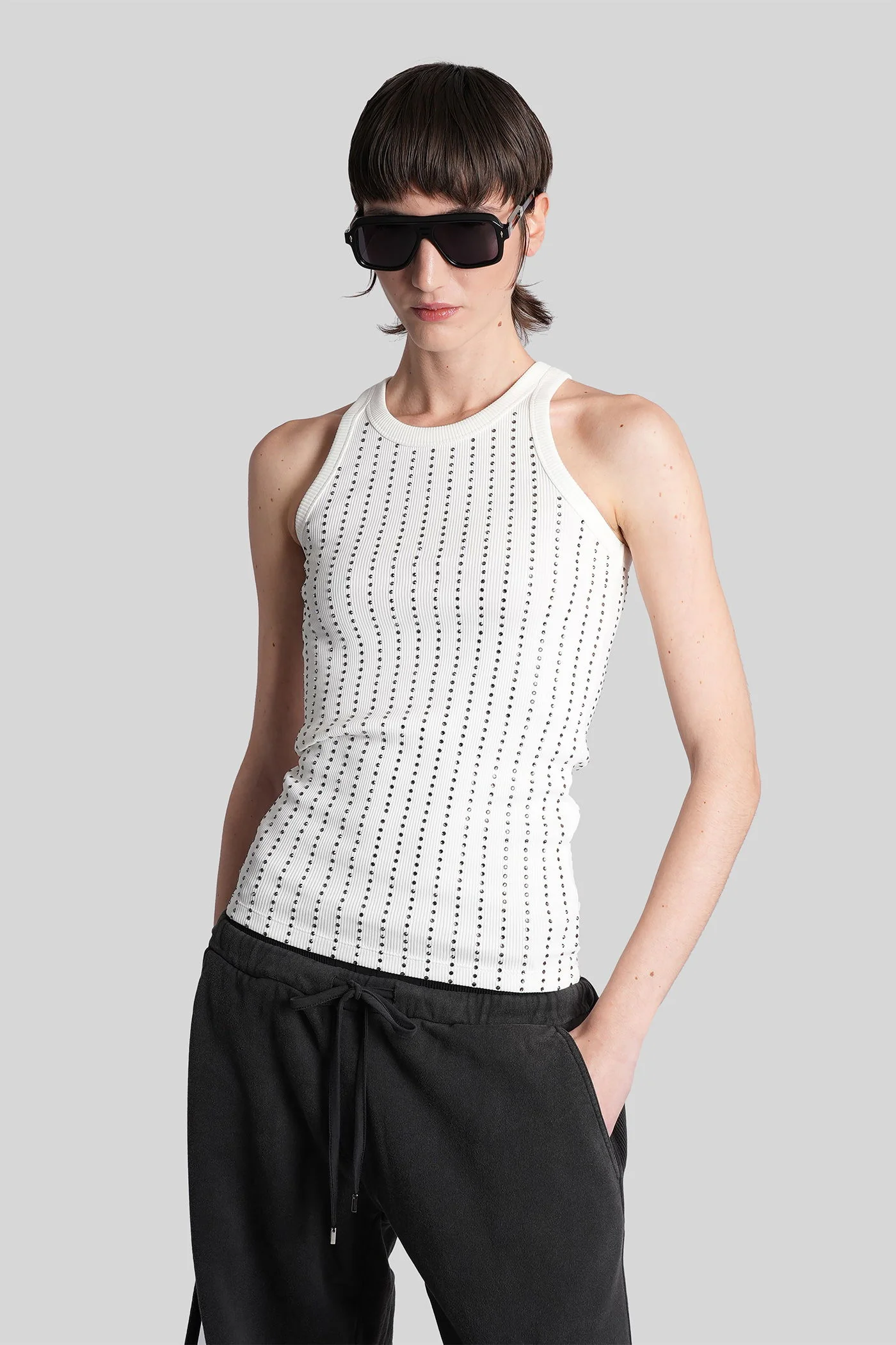 tank Top in white cotton