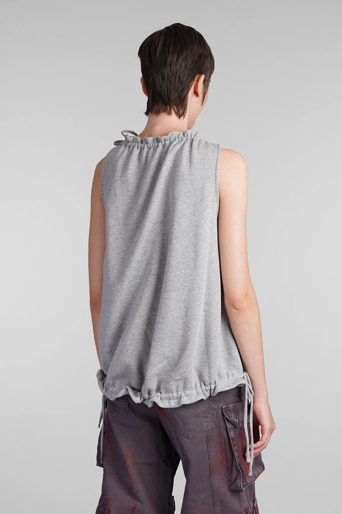 Topwear in grey cotton - Image 3