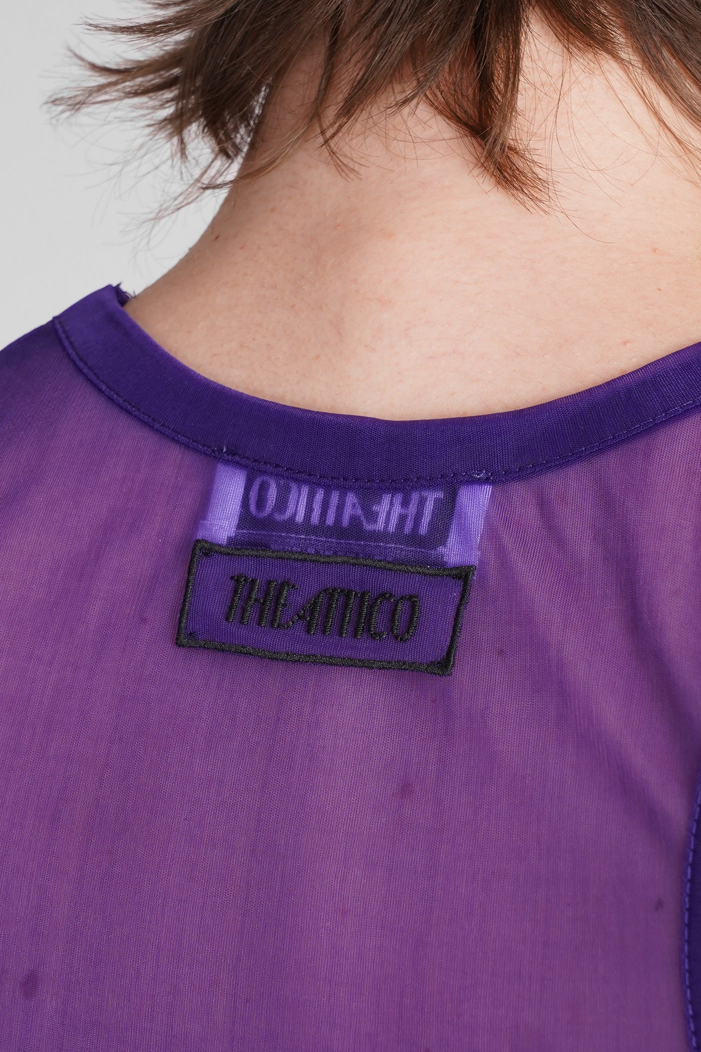 Topwear in Viola nylon - Image 4