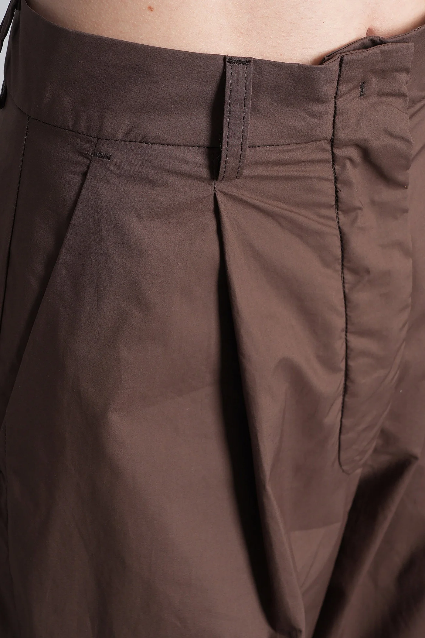 Billie 3111 Pants in brown cotton - Image 5