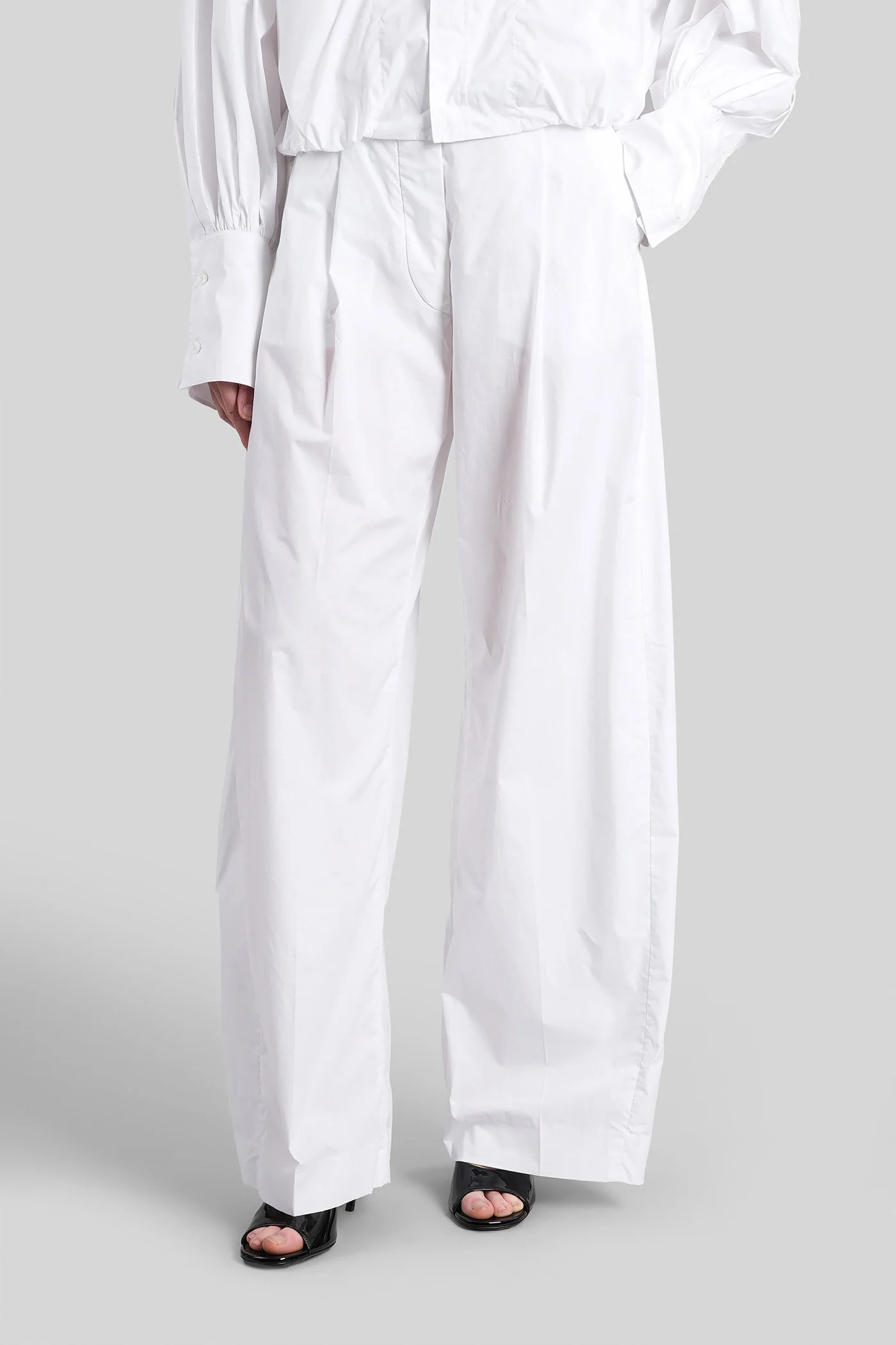 Billie 3111 Pants in white cotton