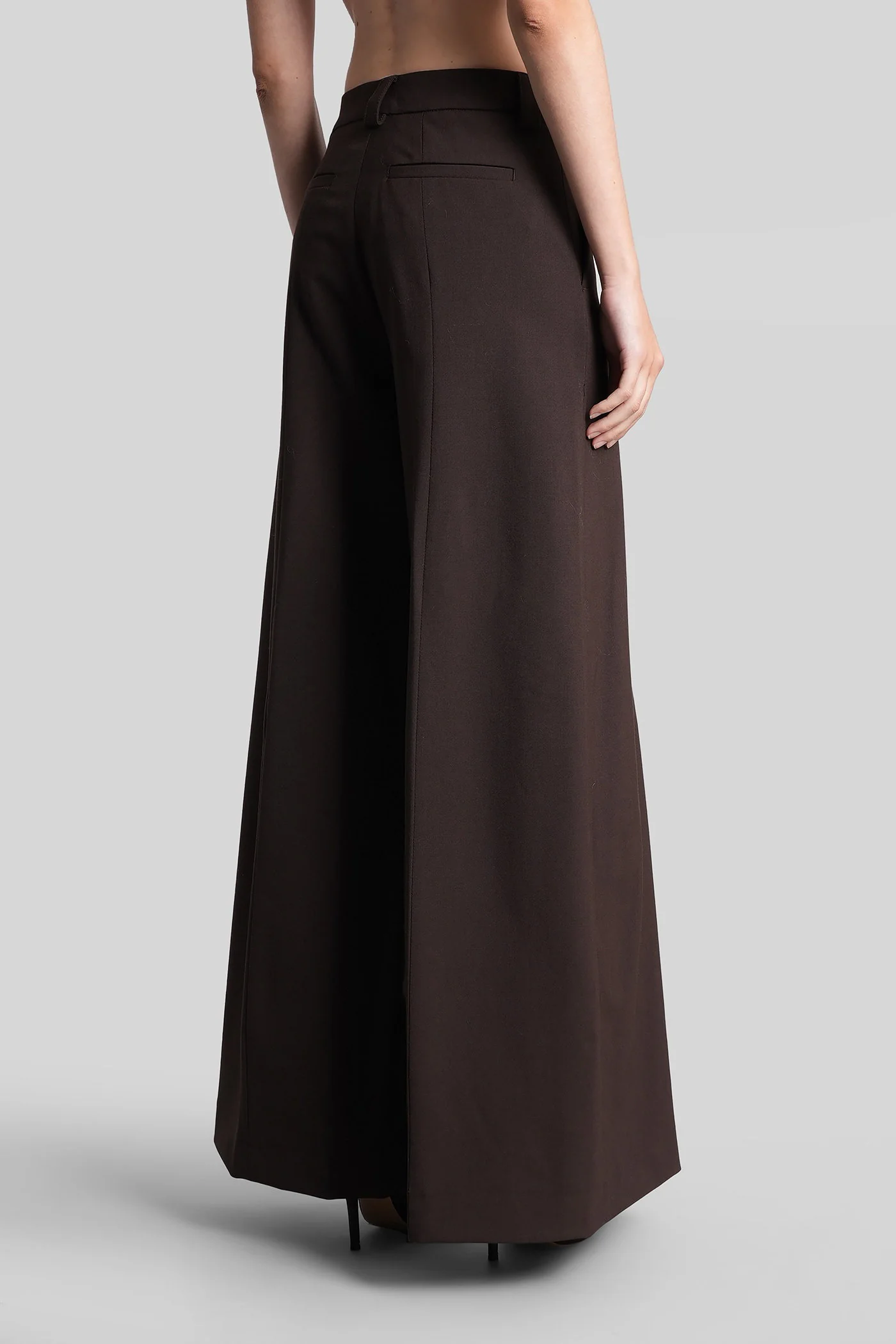 C alma 3101 Pants in brown polyester - Image 3