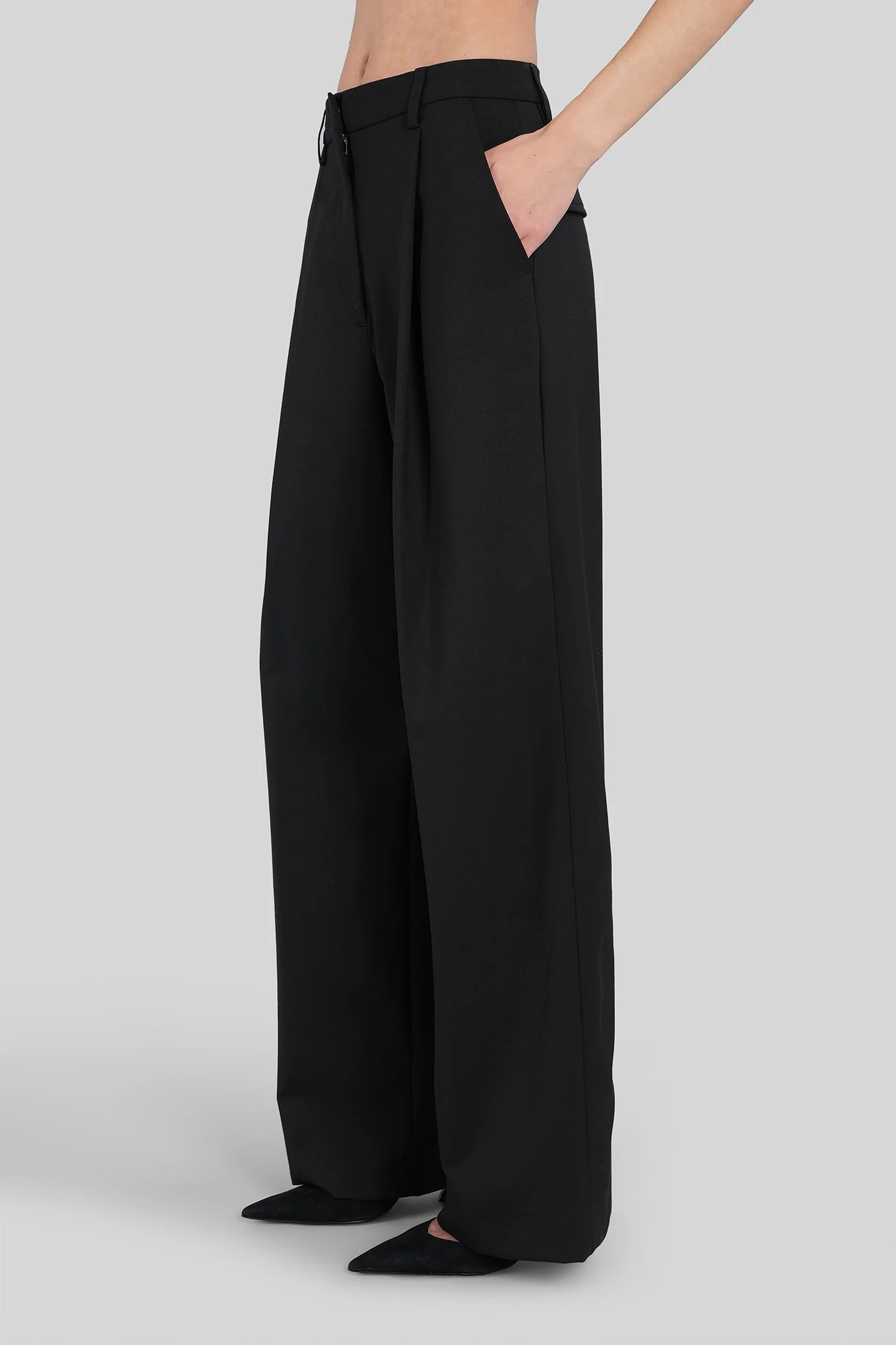 C axel 3104 Pants in black polyester - Image 4