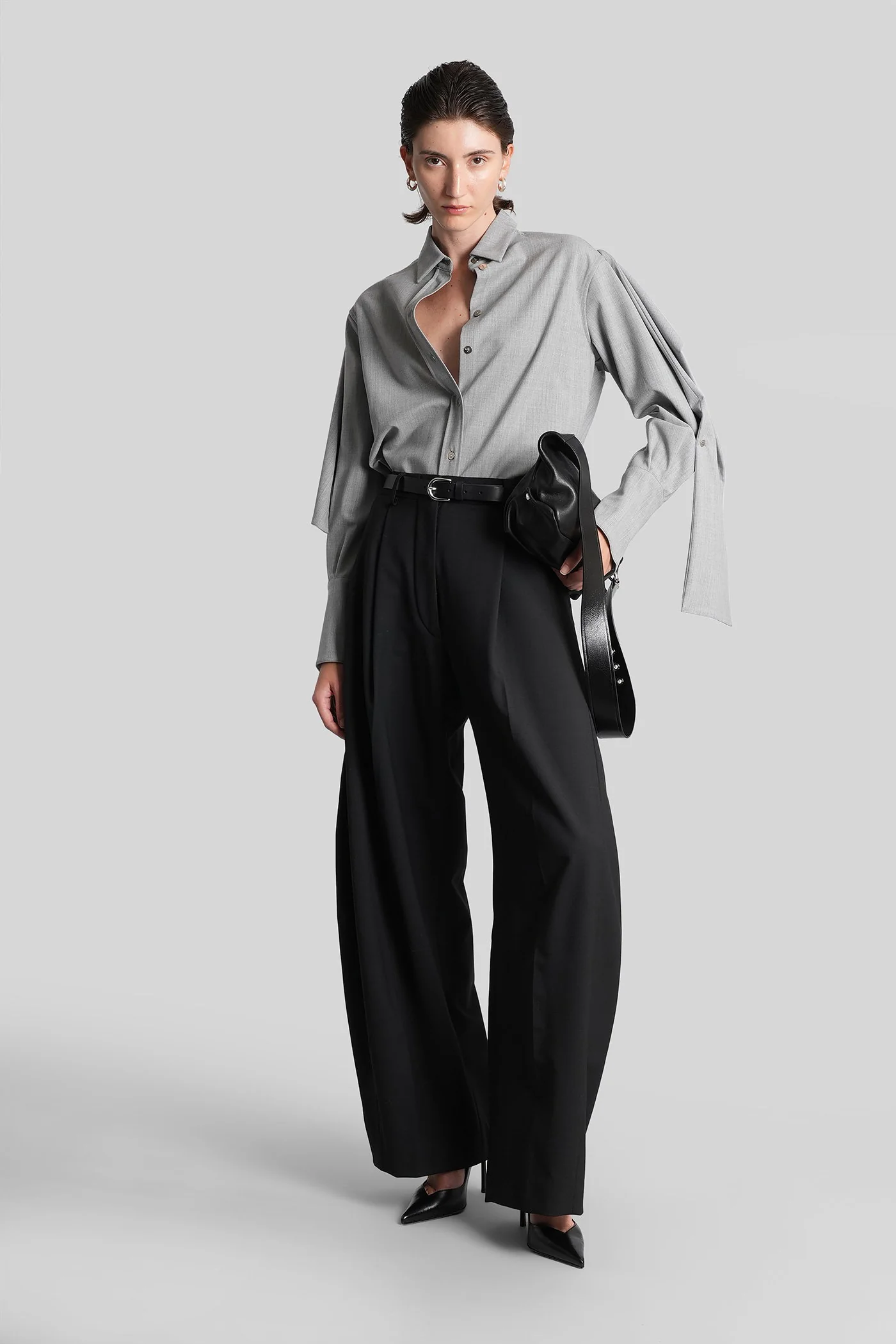 C billie 3111 Pants in black polyester - Image 2