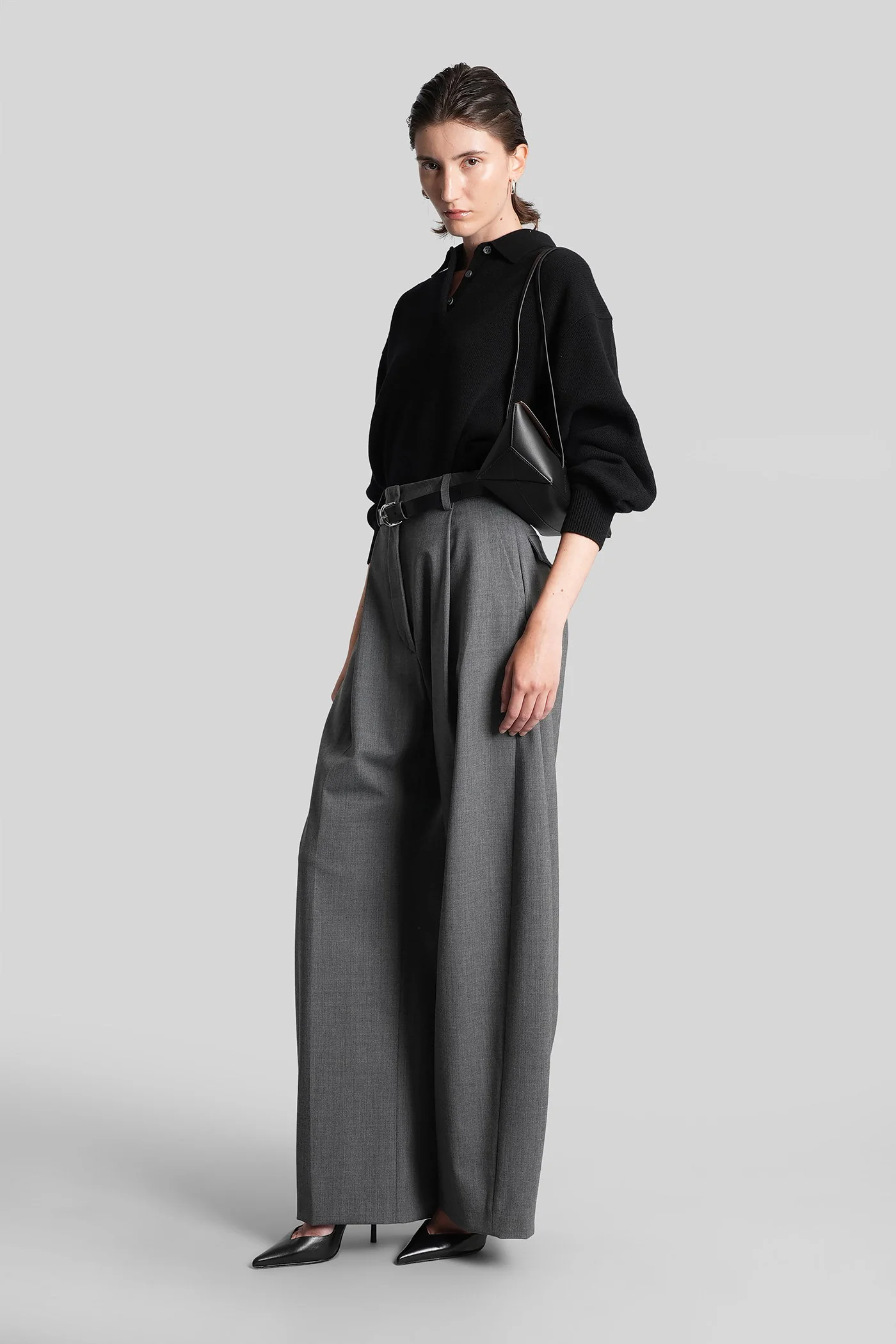 C billie 3111 Pants in grey polyester - Image 2