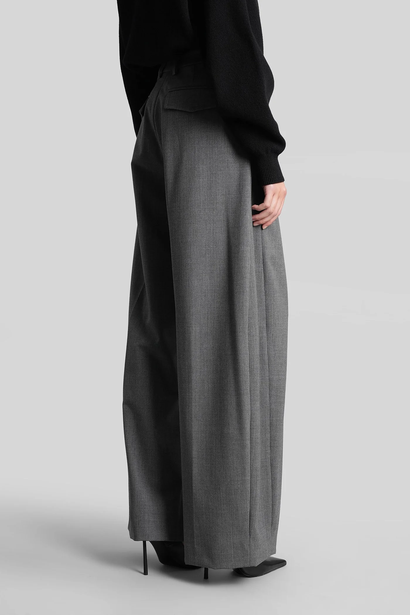 C billie 3111 Pants in grey polyester - Image 3