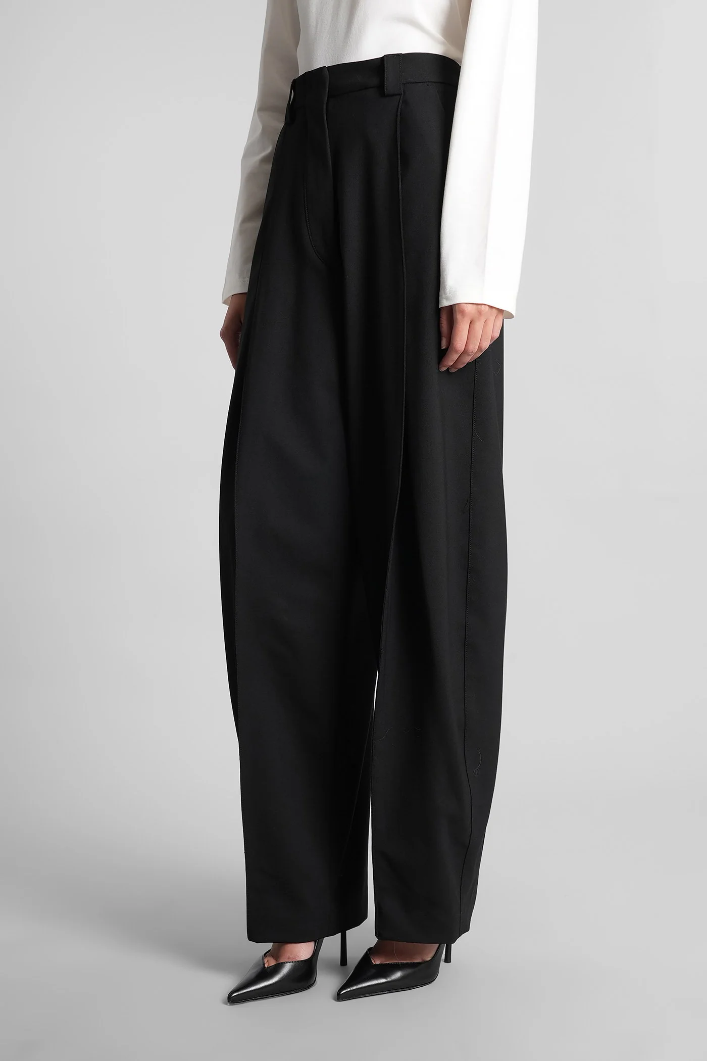 Cara 3116 Pants in black polyester - Image 4