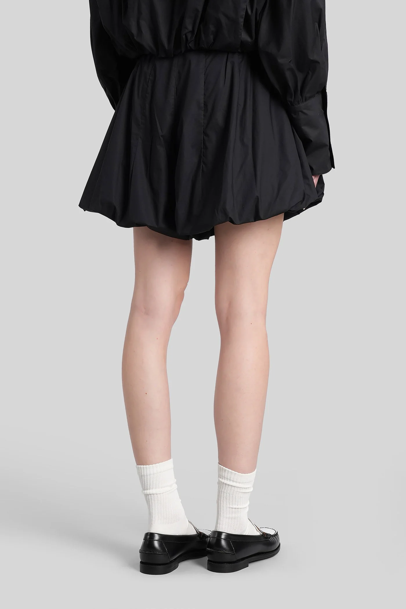 Dafne 3125 Shorts in black cotton - Image 3