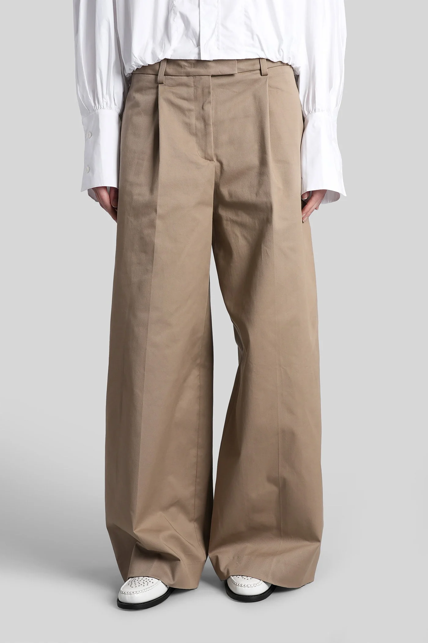 Deva 3118 Pants in brown cotton
