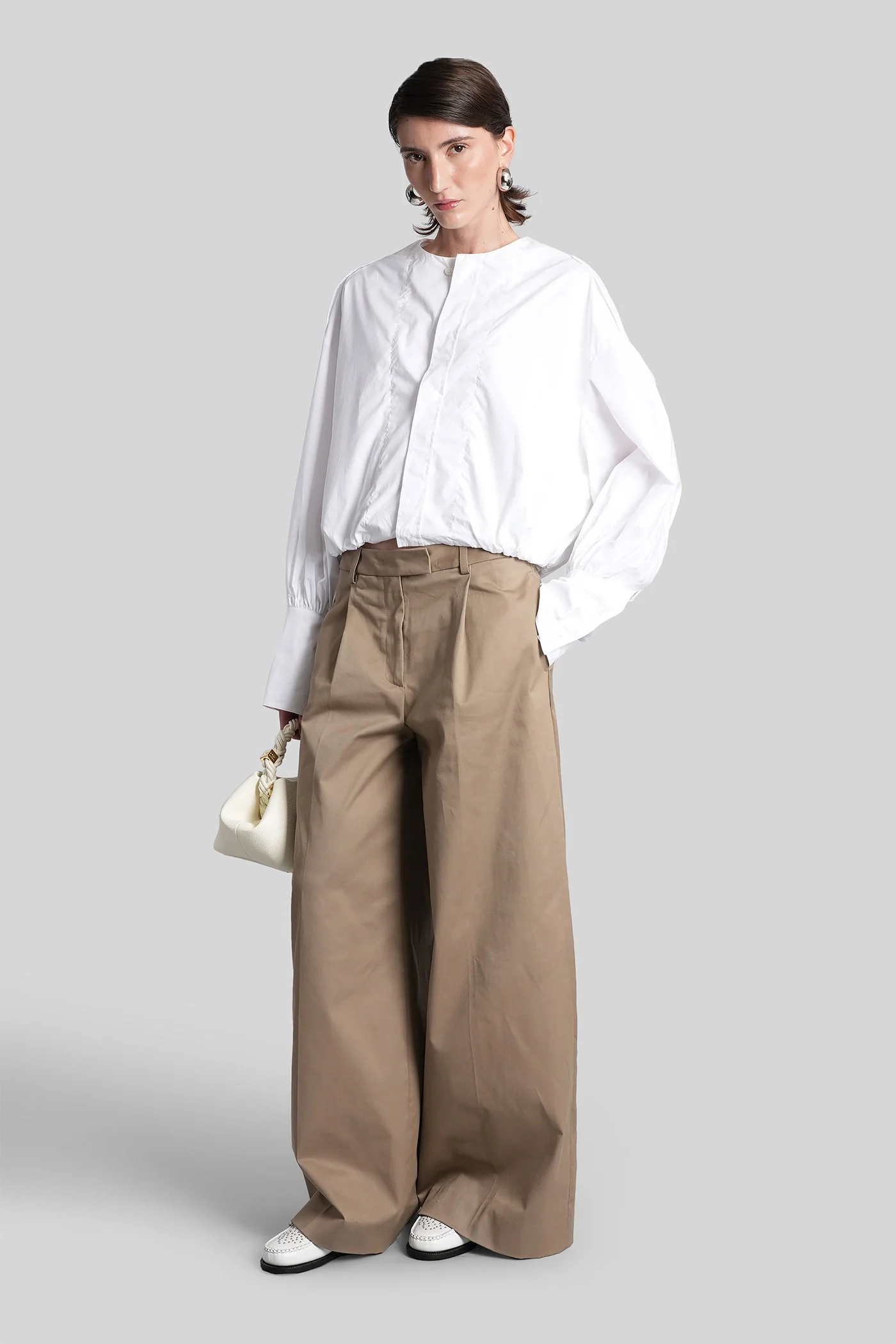 Deva 3118 Pants in brown cotton - Image 2