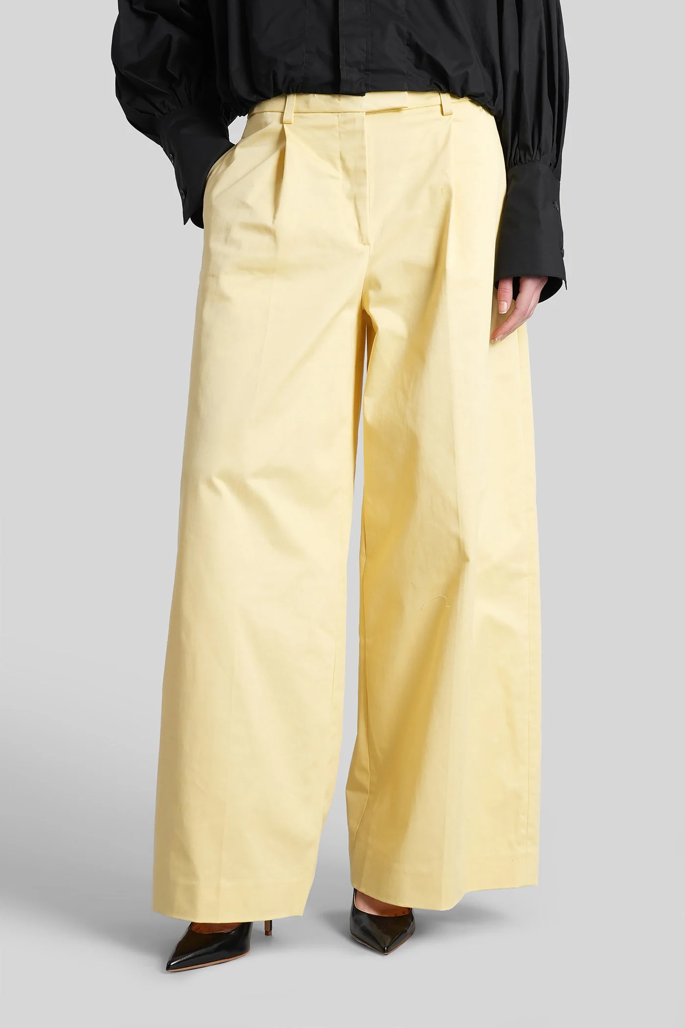 Deva 3118 Pants in yellow cotton