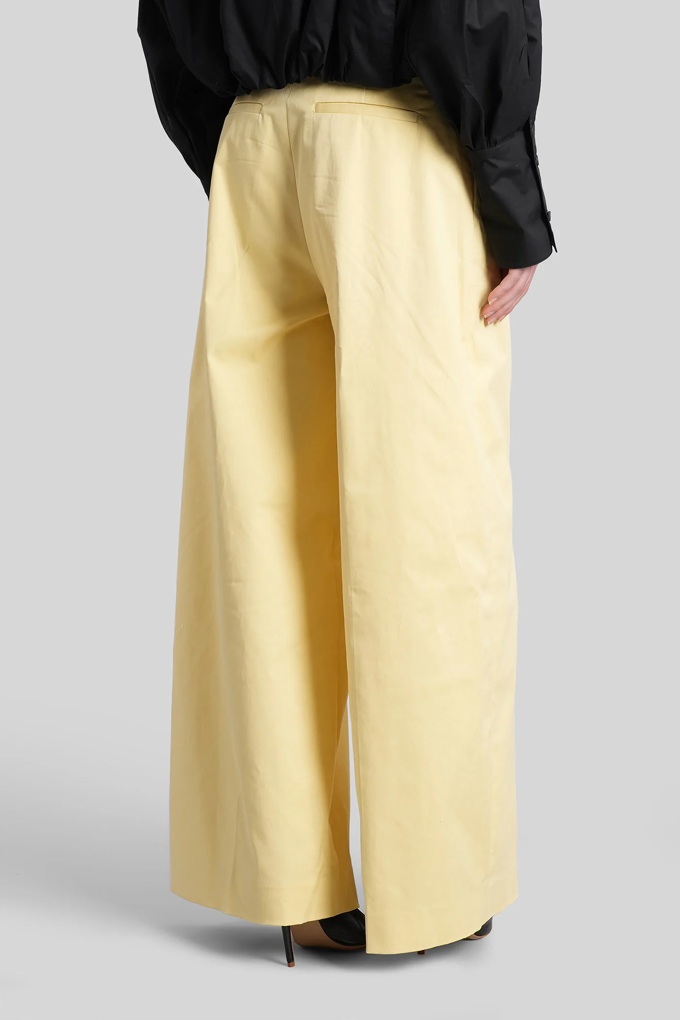 Deva 3118 Pants in yellow cotton - Image 3