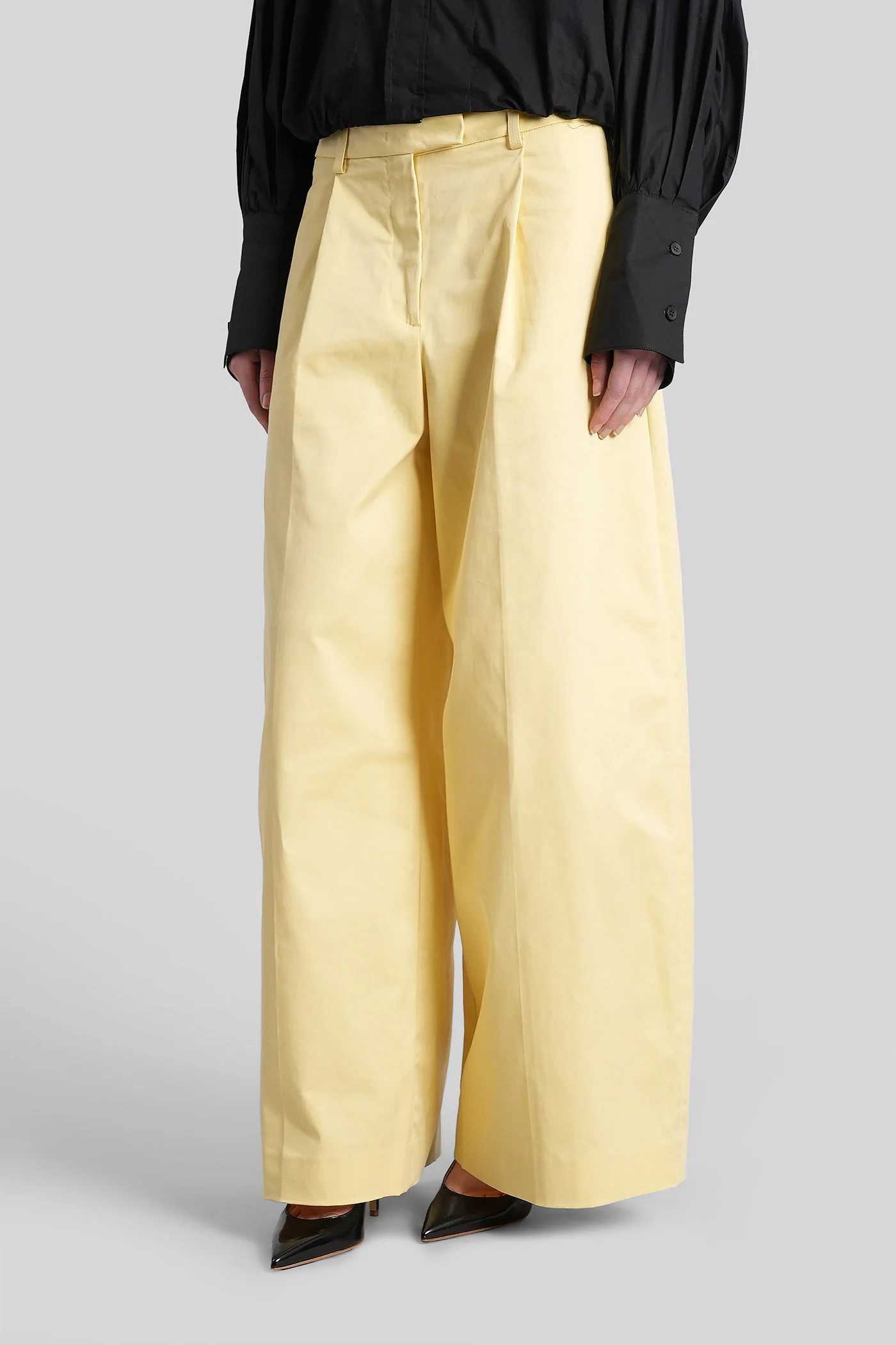 Deva 3118 Pants in yellow cotton - Image 4