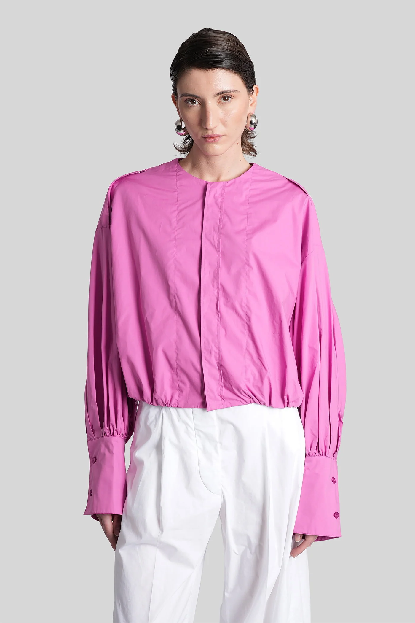 Diana 4007 Shirt in fuxia cotton