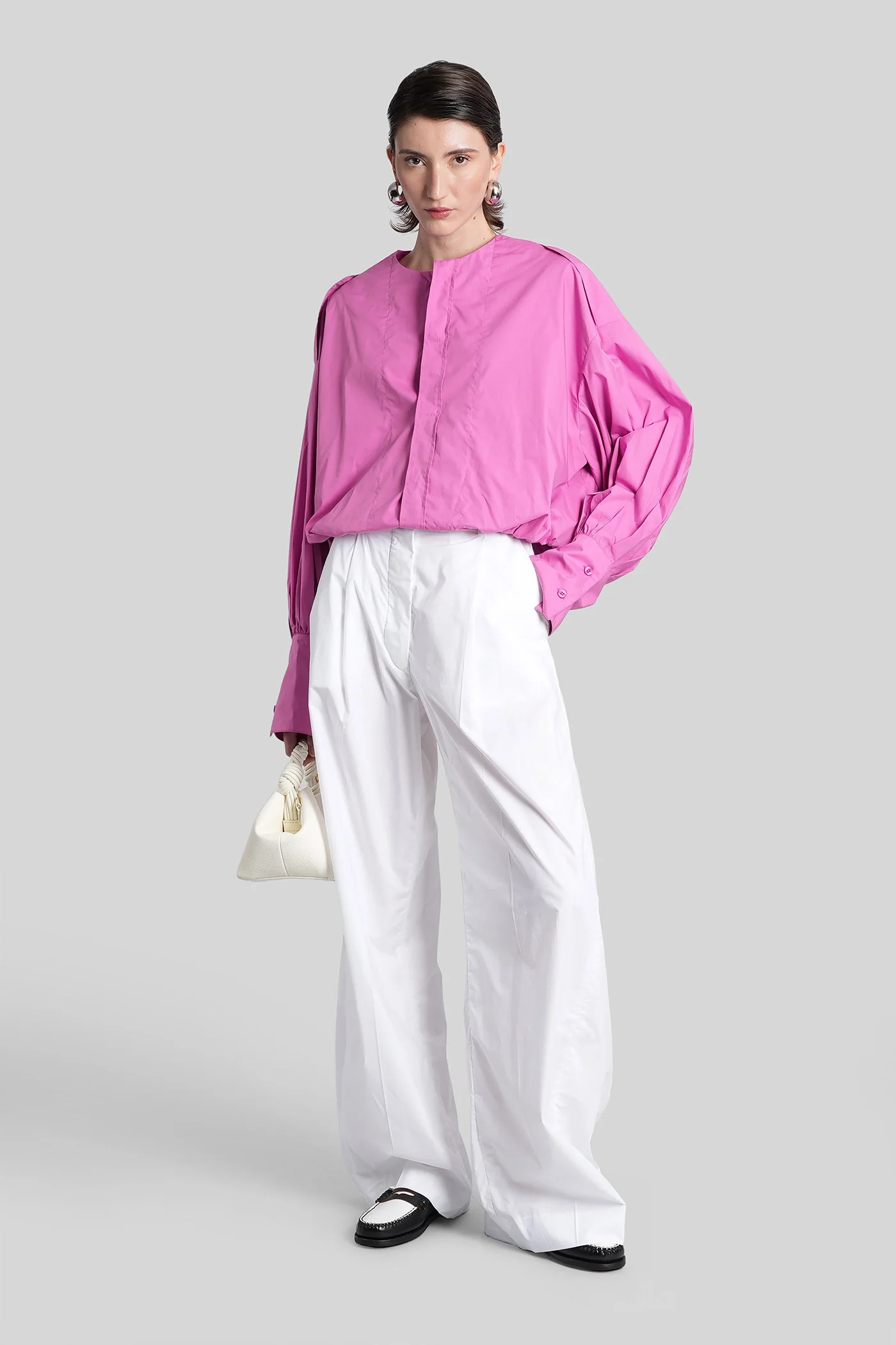 Diana 4007 Shirt in fuxia cotton - Image 2