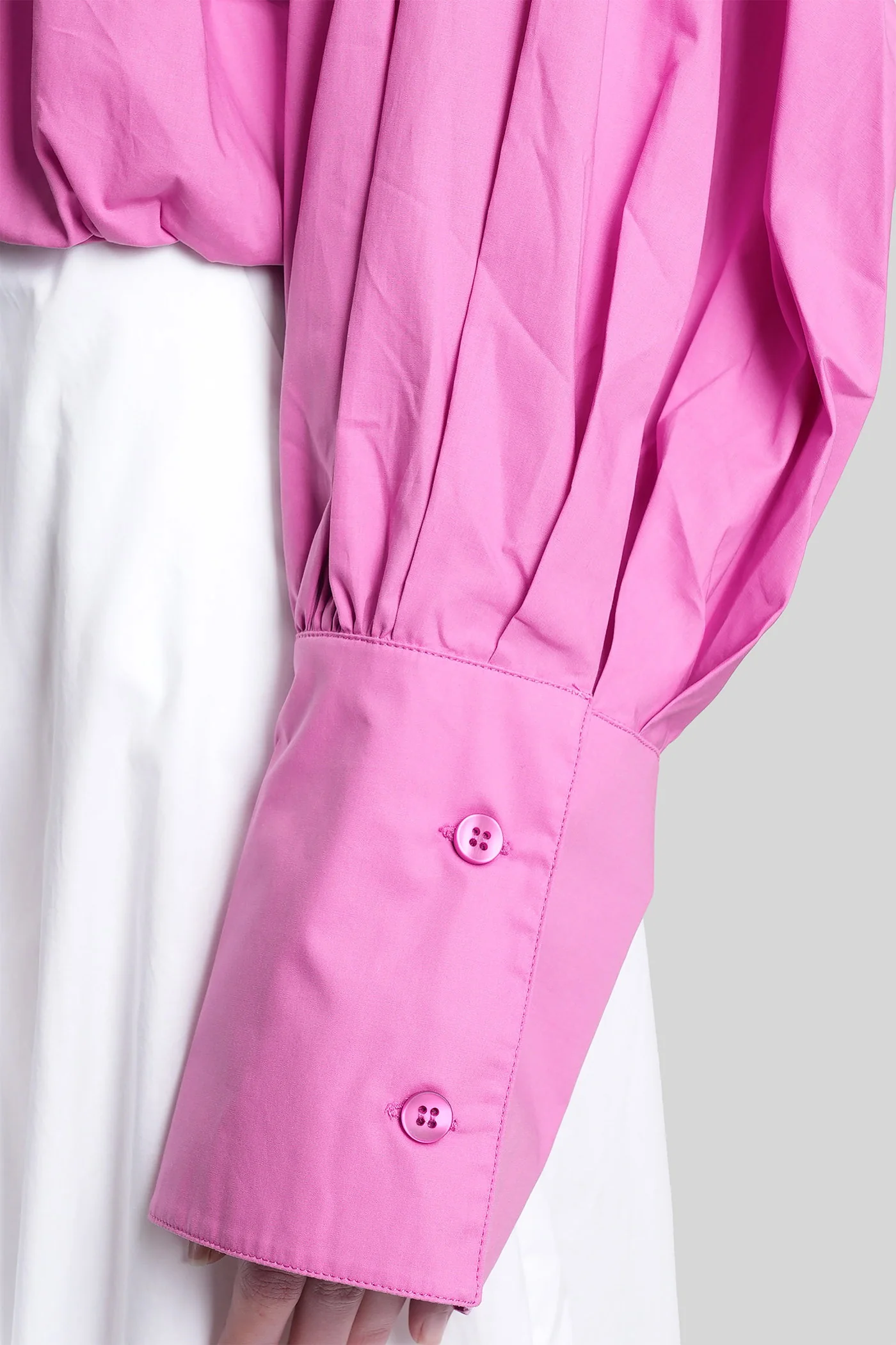 Diana 4007 Shirt in fuxia cotton - Image 5