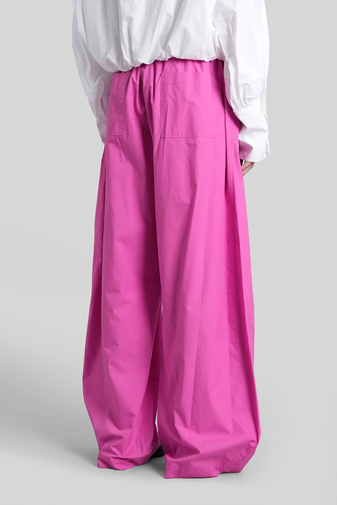 Dora 3119 Pants in fuxia cotton - Image 3