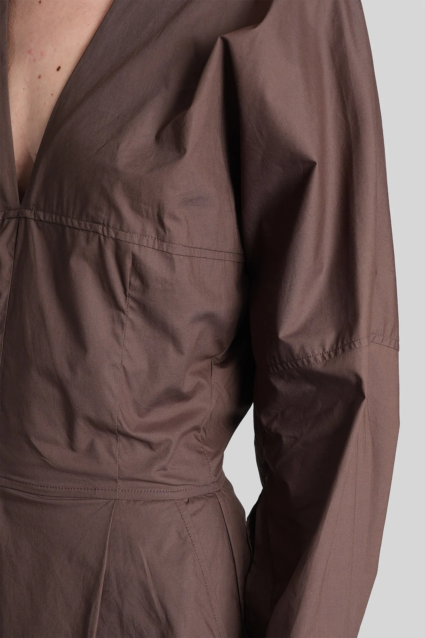Drew 3123 Jumpsuit in brown cotton - Image 5