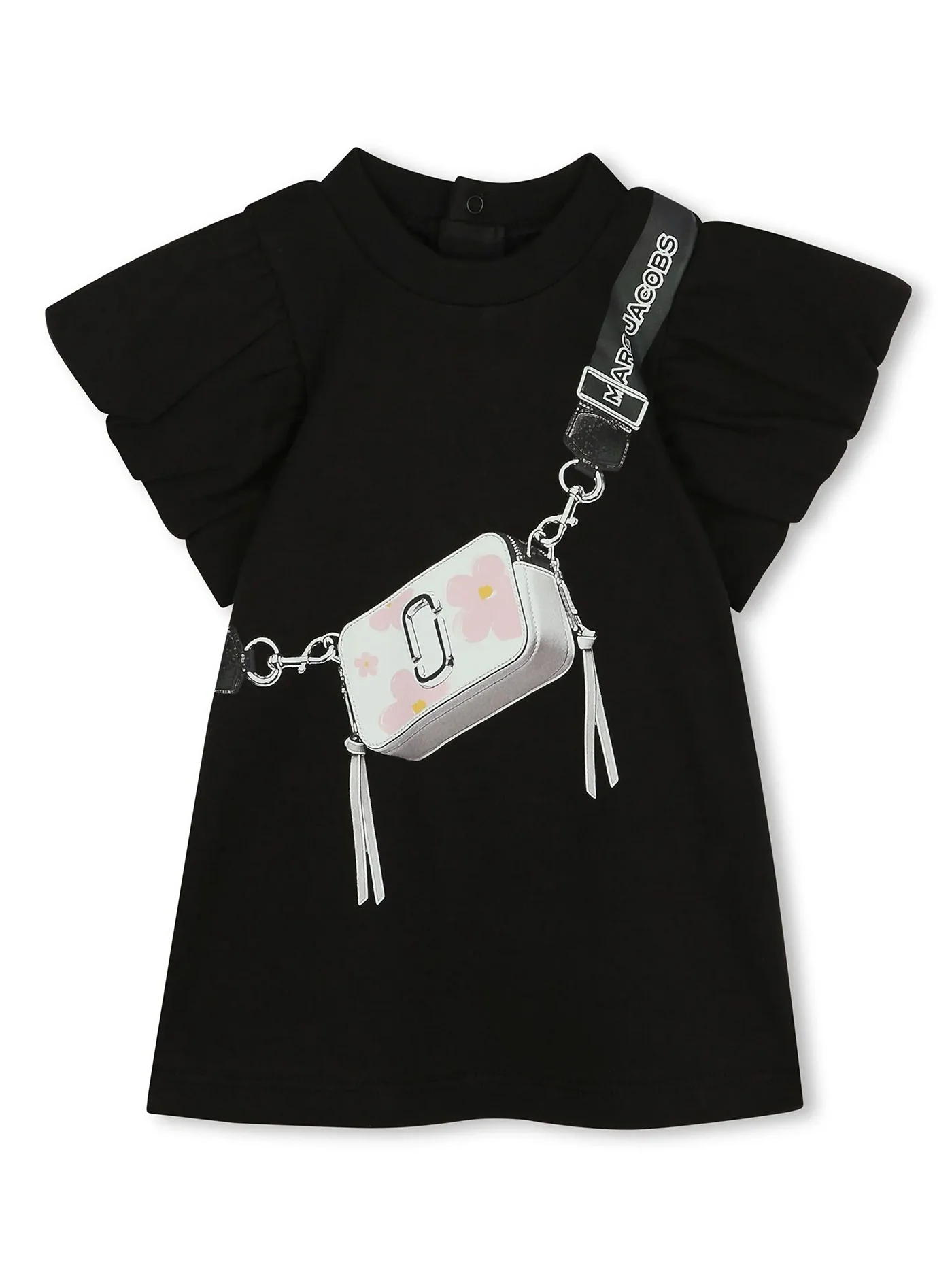 Dress woman in black cotton