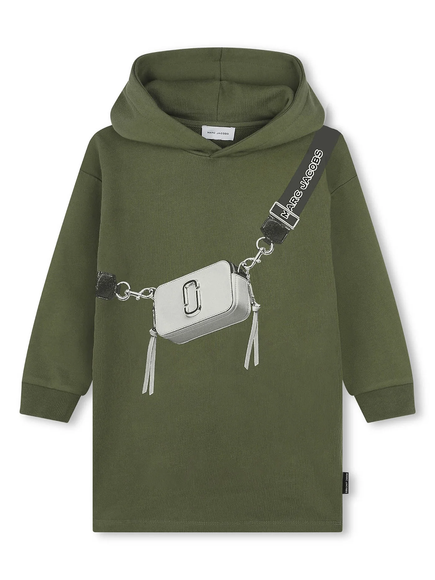Dress woman in green cotton