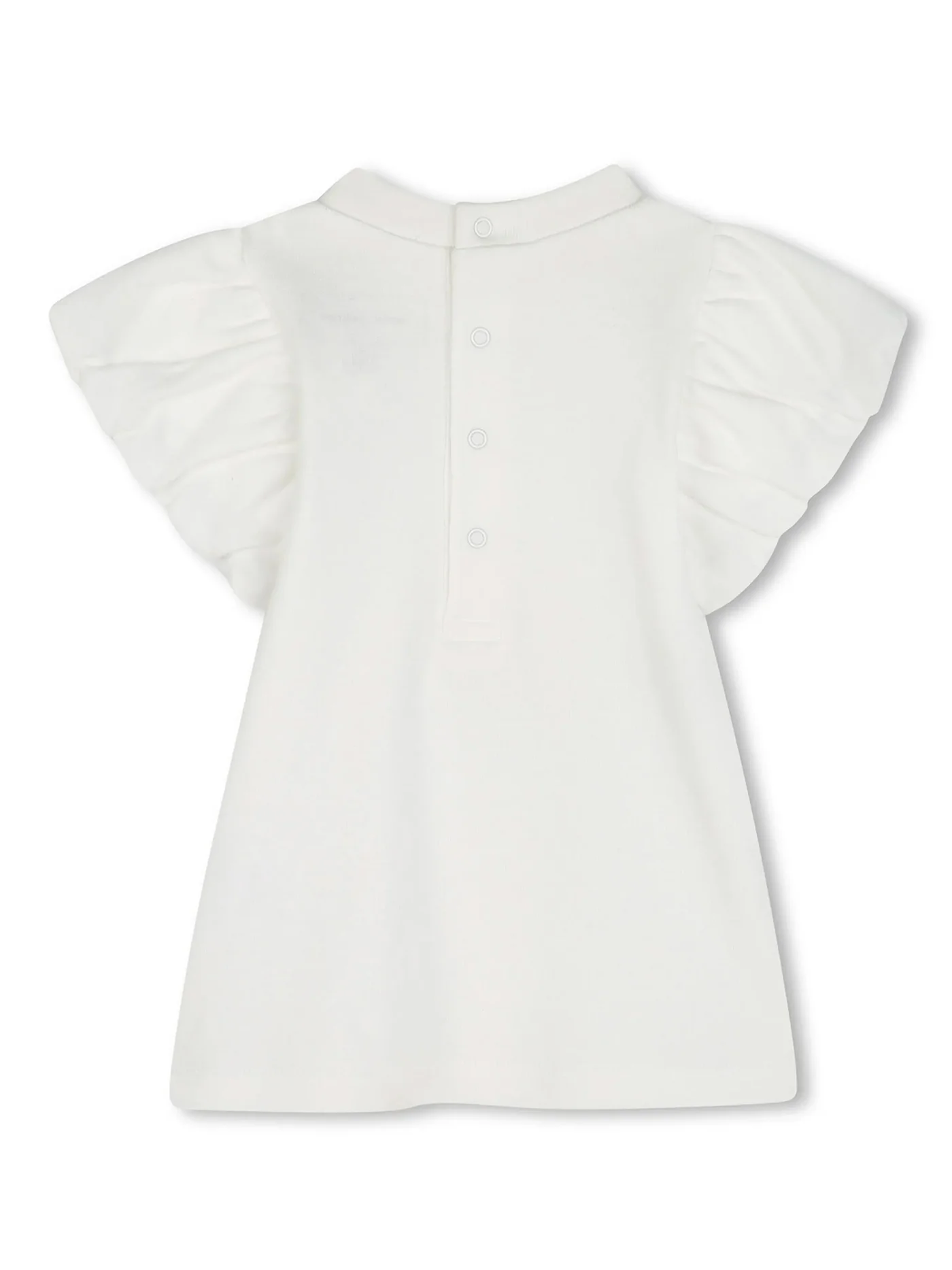 Dress woman in white cotton - Image 2