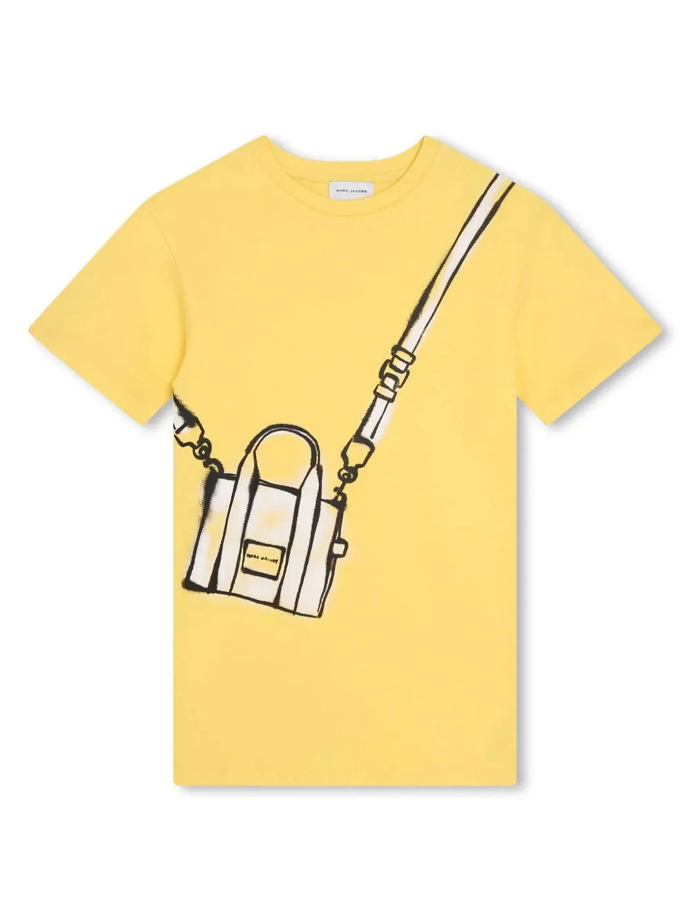 Dress woman in yellow cotton