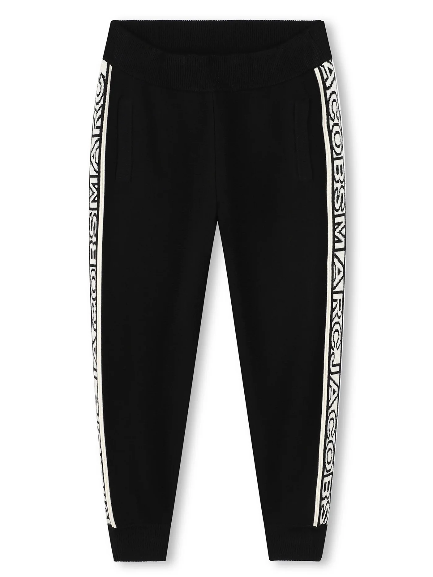 Pants in black viscose