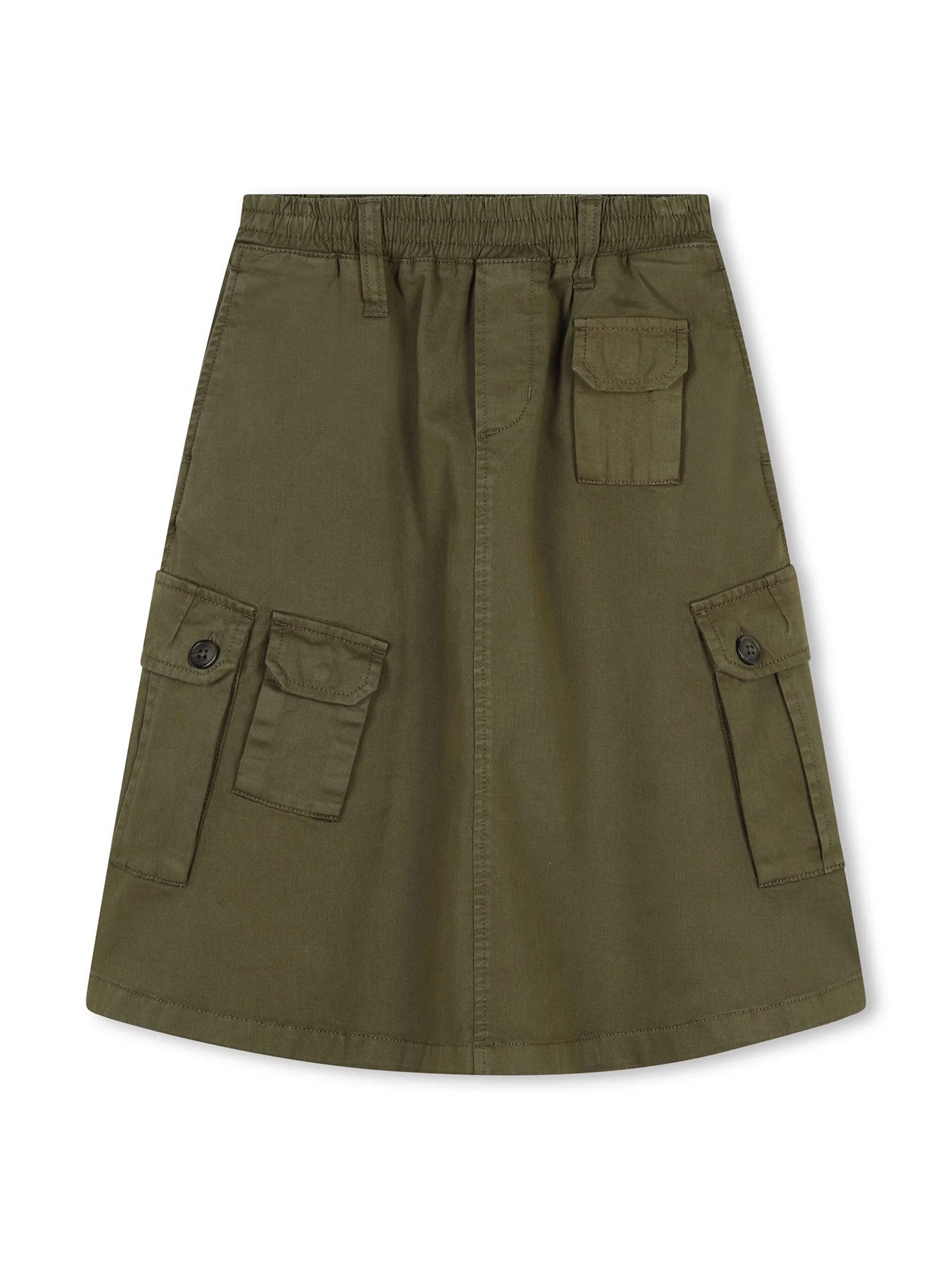 Skirt in green cotton
