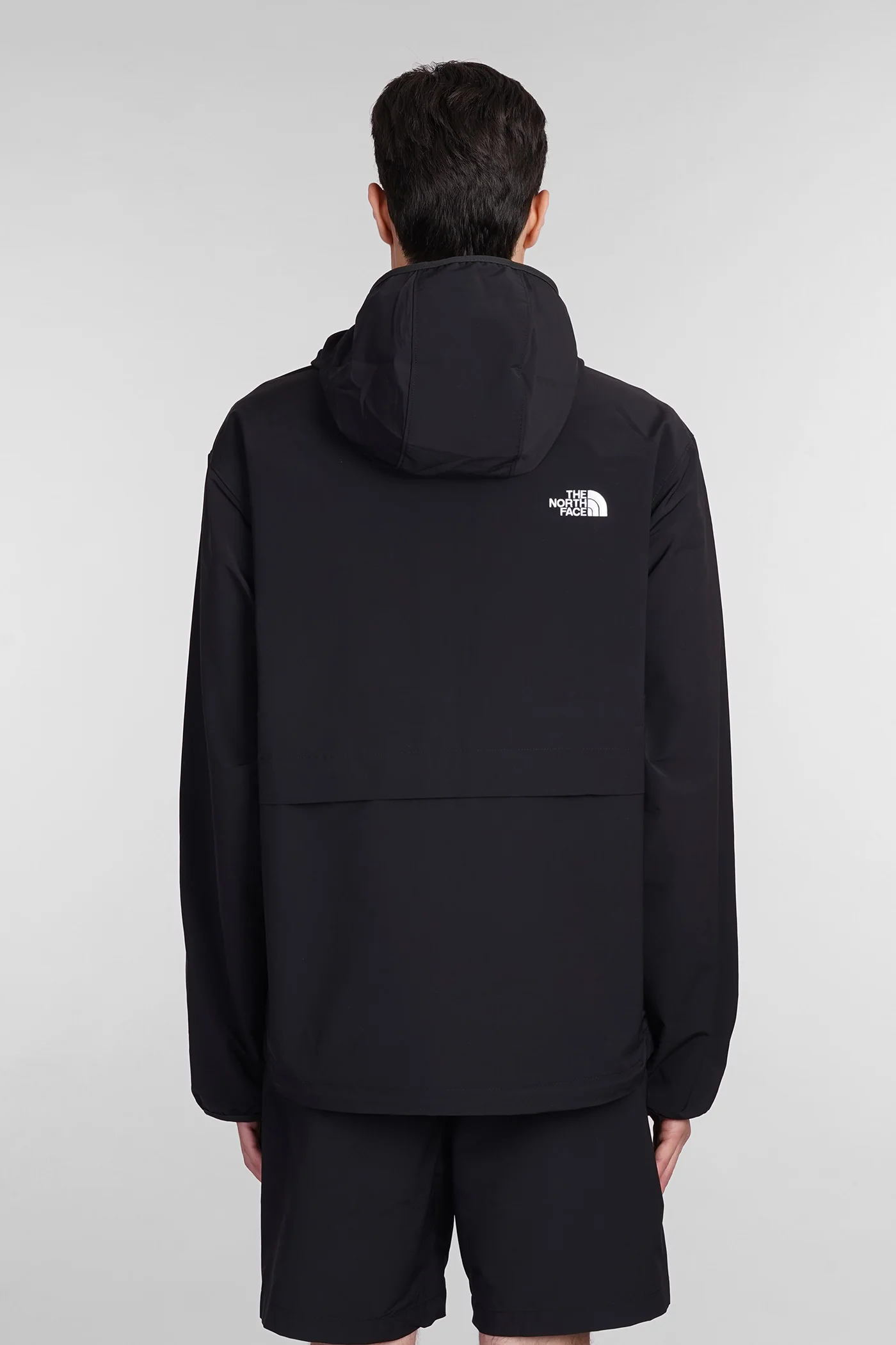 Casual jacket in black polyester - Image 3