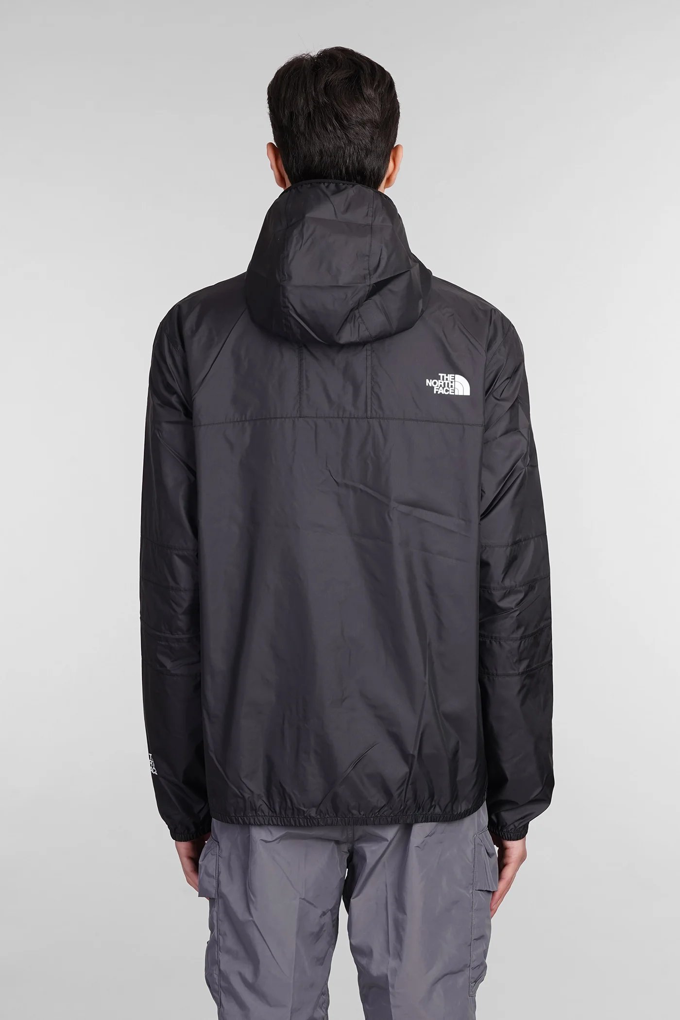 Casual jacket in black polyester - Image 3