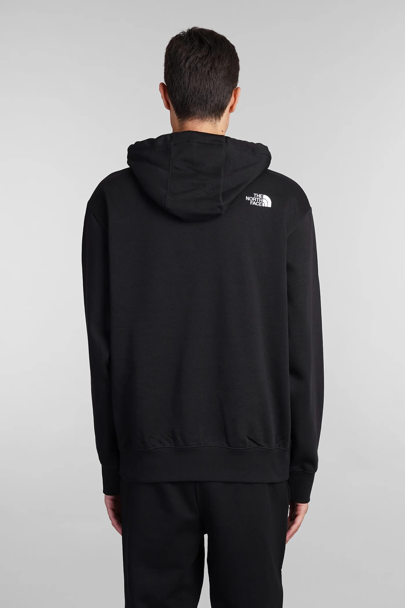 Essential Relaxed Sweatshirt in black cotton - Image 3