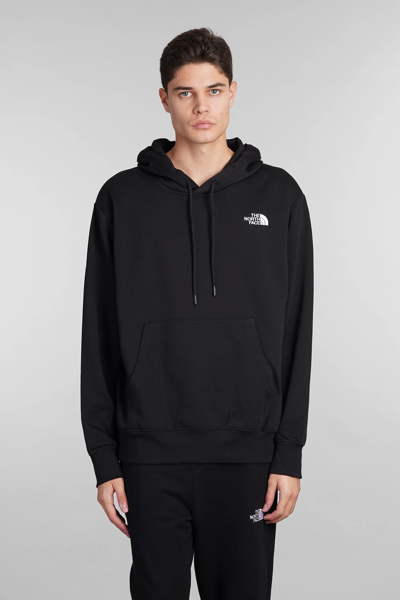 Essential Relaxed Sweatshirt in black cotton - Image 6