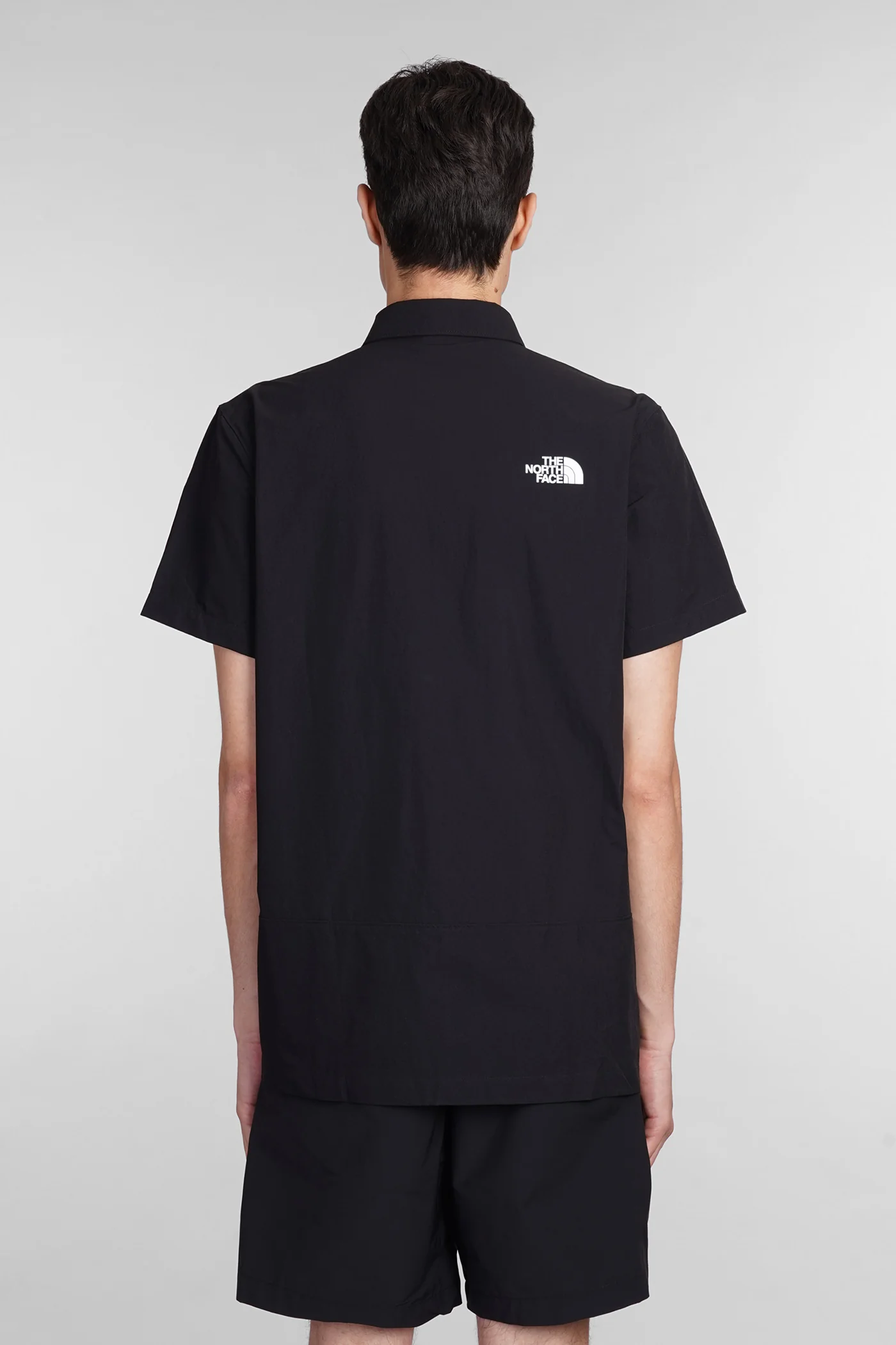 Shirt in black fabric - Image 3