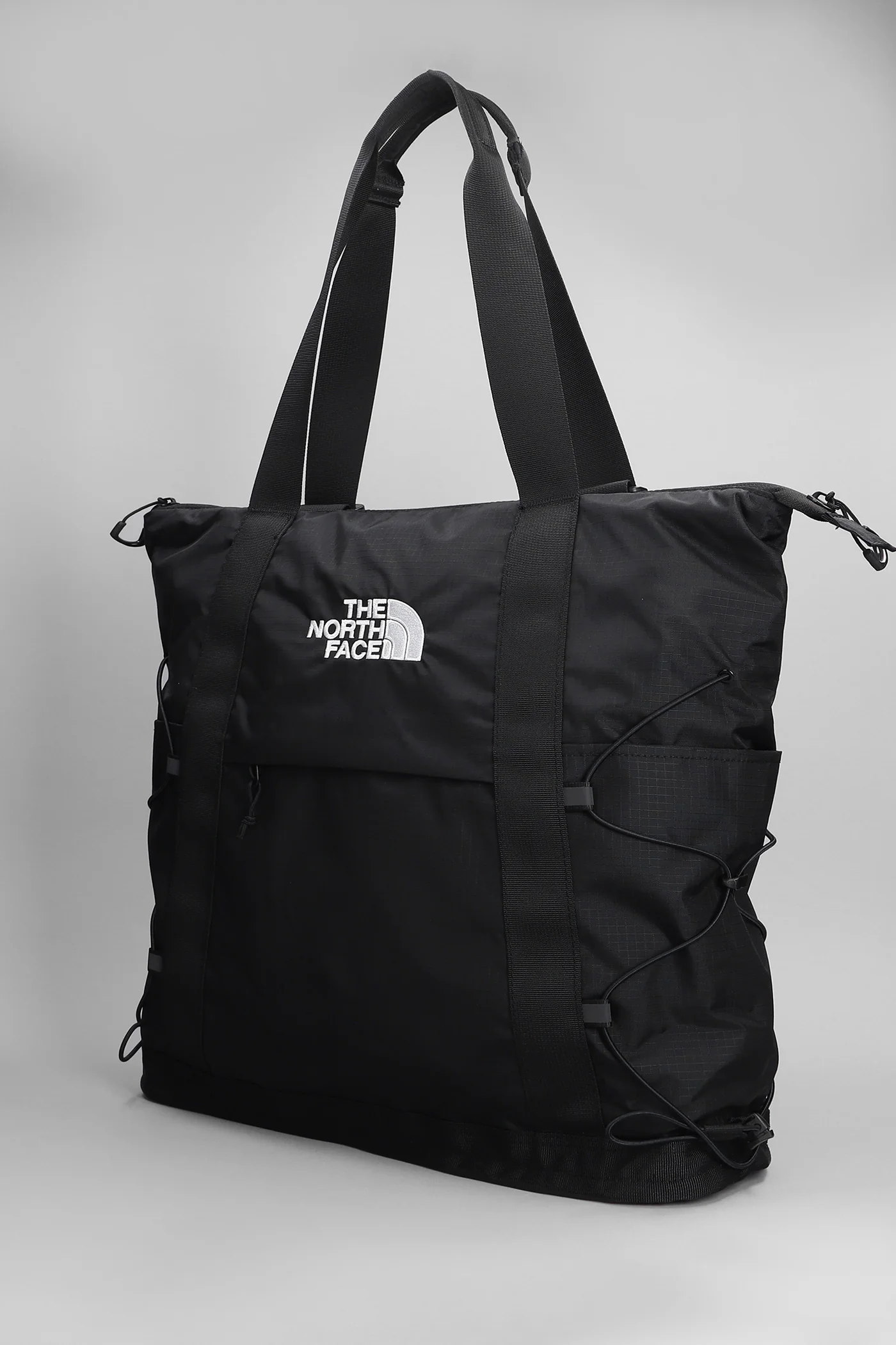 Tote in black synthetic fibers - Image 2