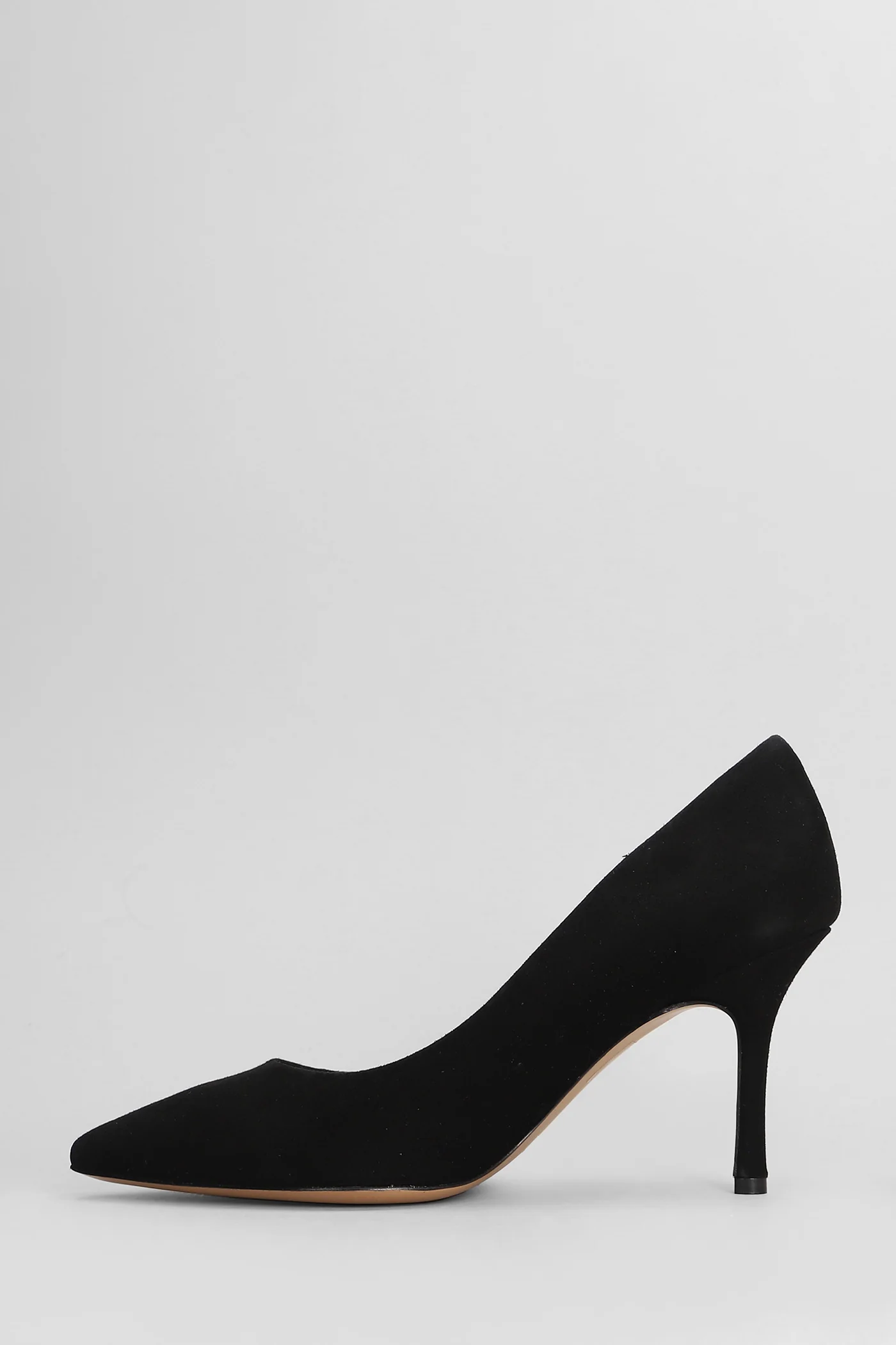 Pumps in black suede - Image 3