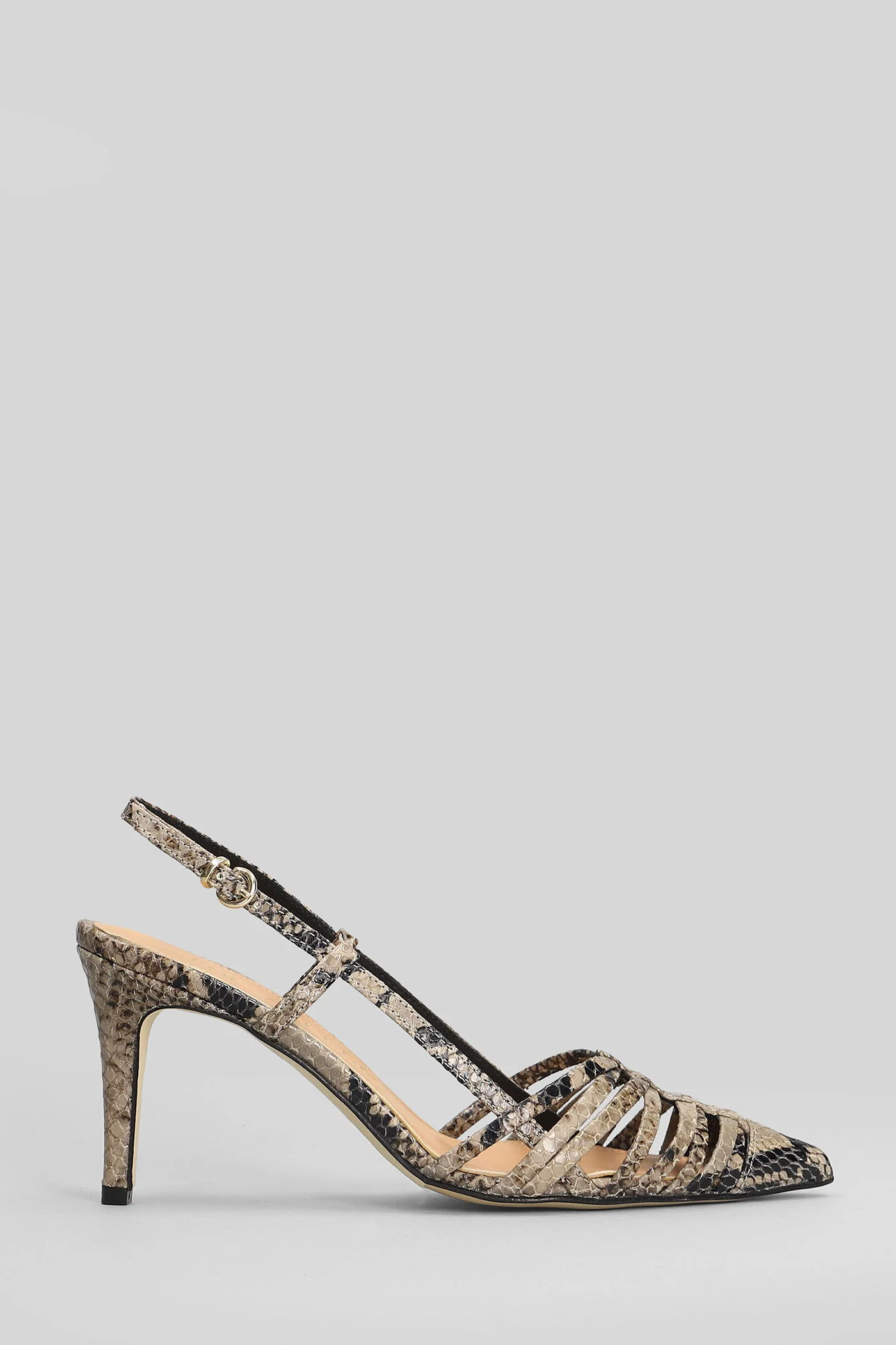 Pumps in python print leather
