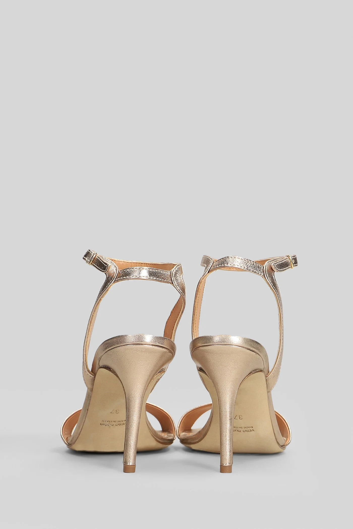 Sandals in copper leather - Image 4
