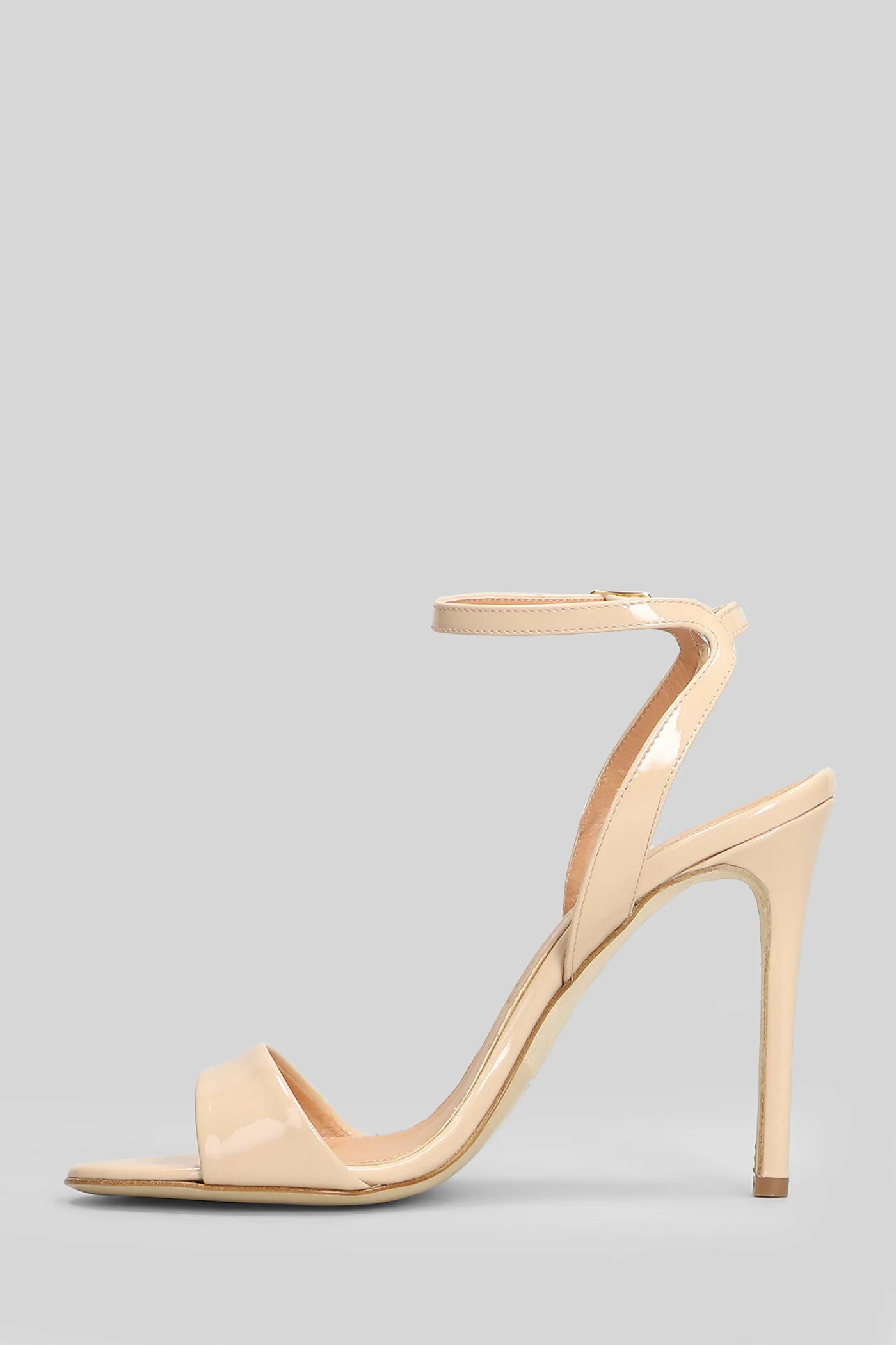 Sandals in powder patent leather - Image 3